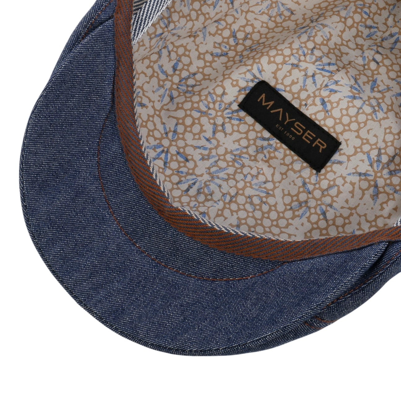 mayser-denim-flatcap-baumwoll-flatcap-mit-schirm-f-r-herren image 4
