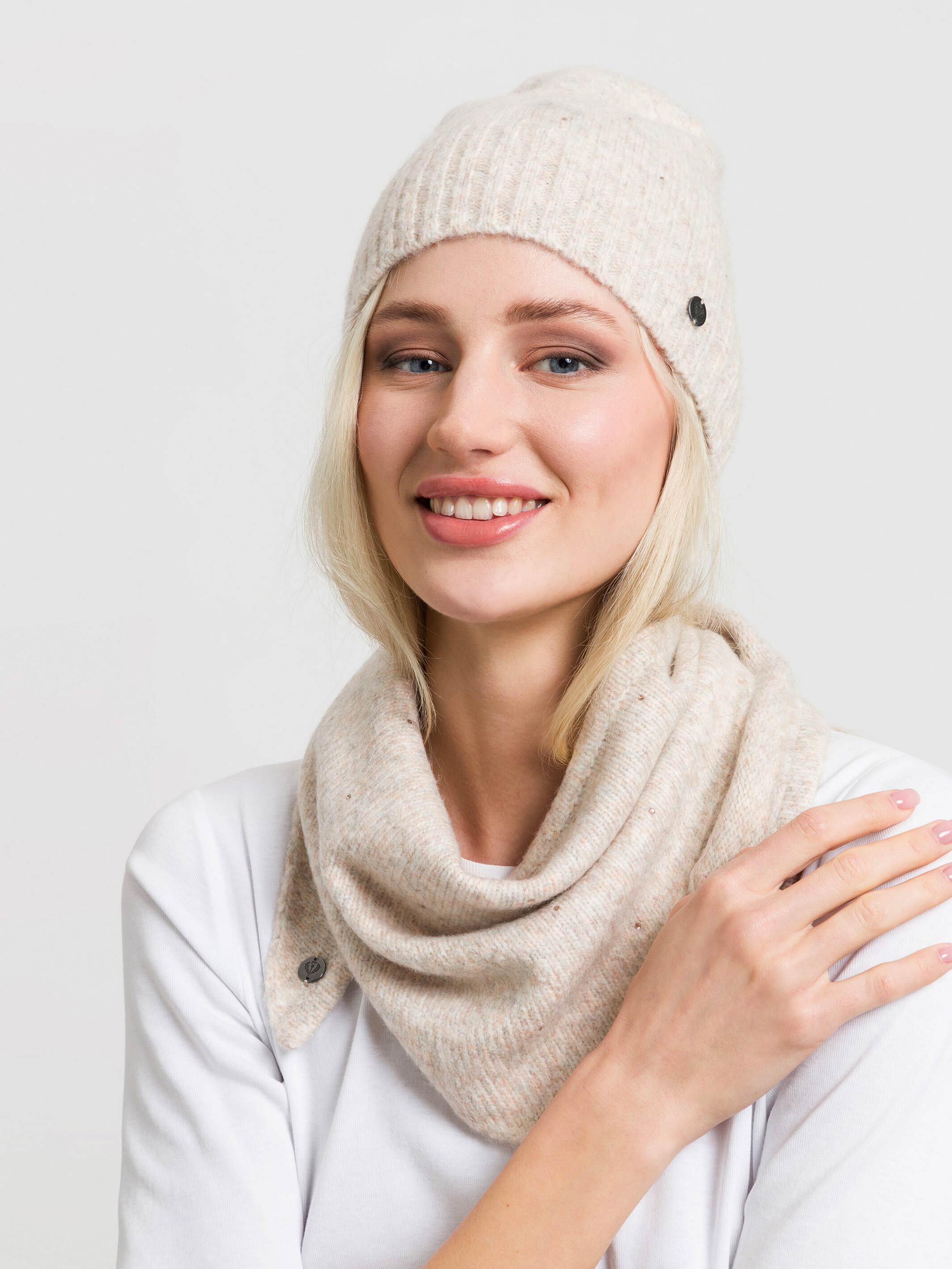 fraas-strickm-tze-beanie-mit-glitzersteinen-wollmischung image 1