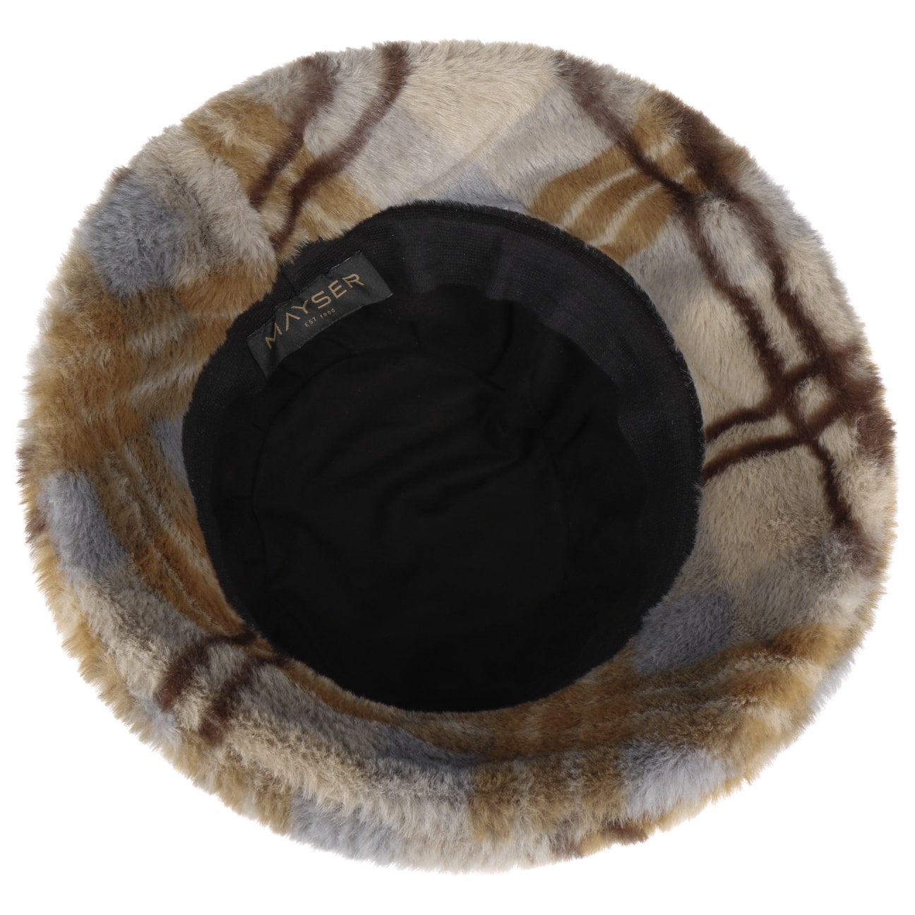mayser-philippa-plush-bucket-stoffhut-damen-fischerhut-karo image 3