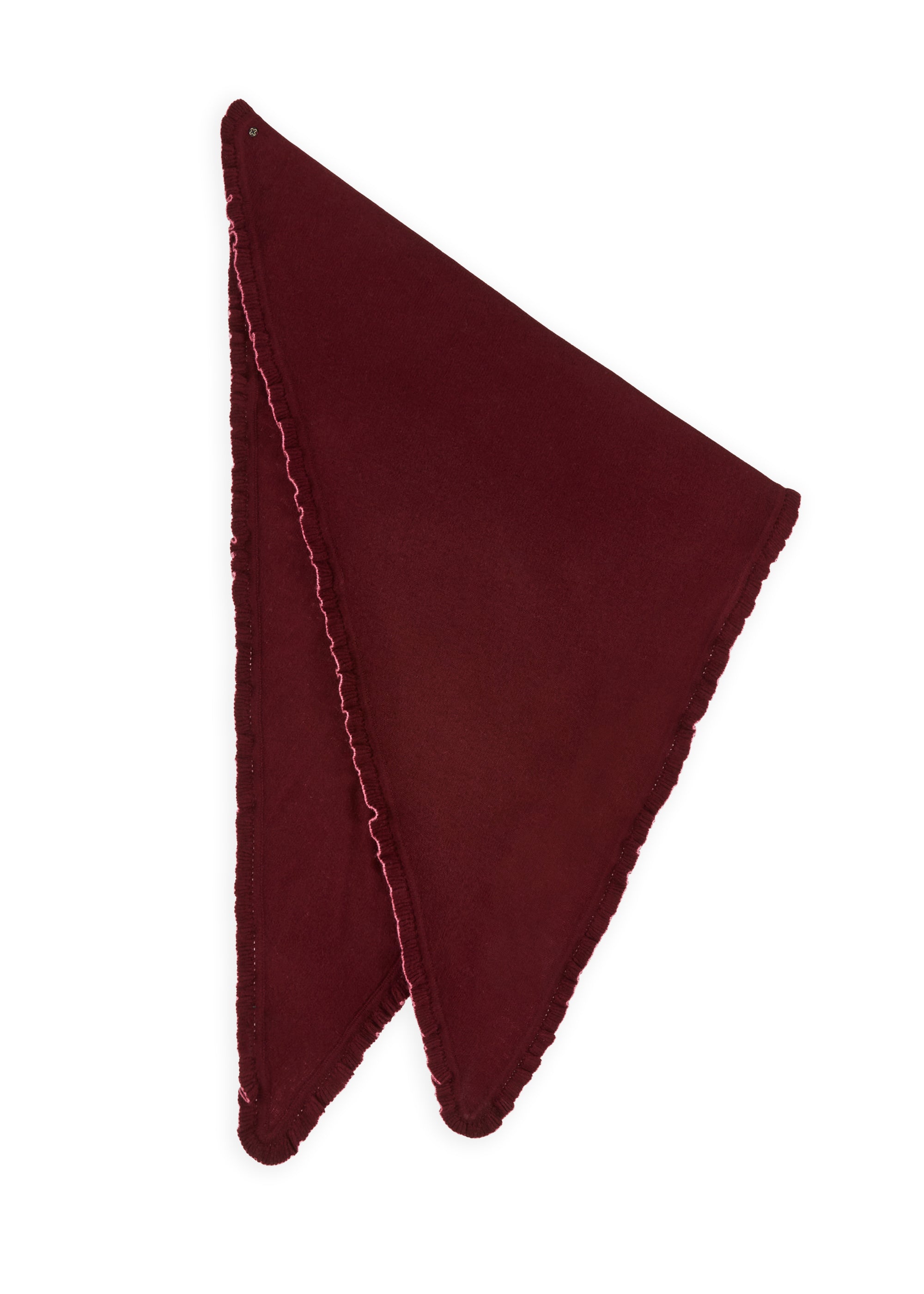 codello-gestricktes-dreieckstuch-aus-wolle-in-uni image 1