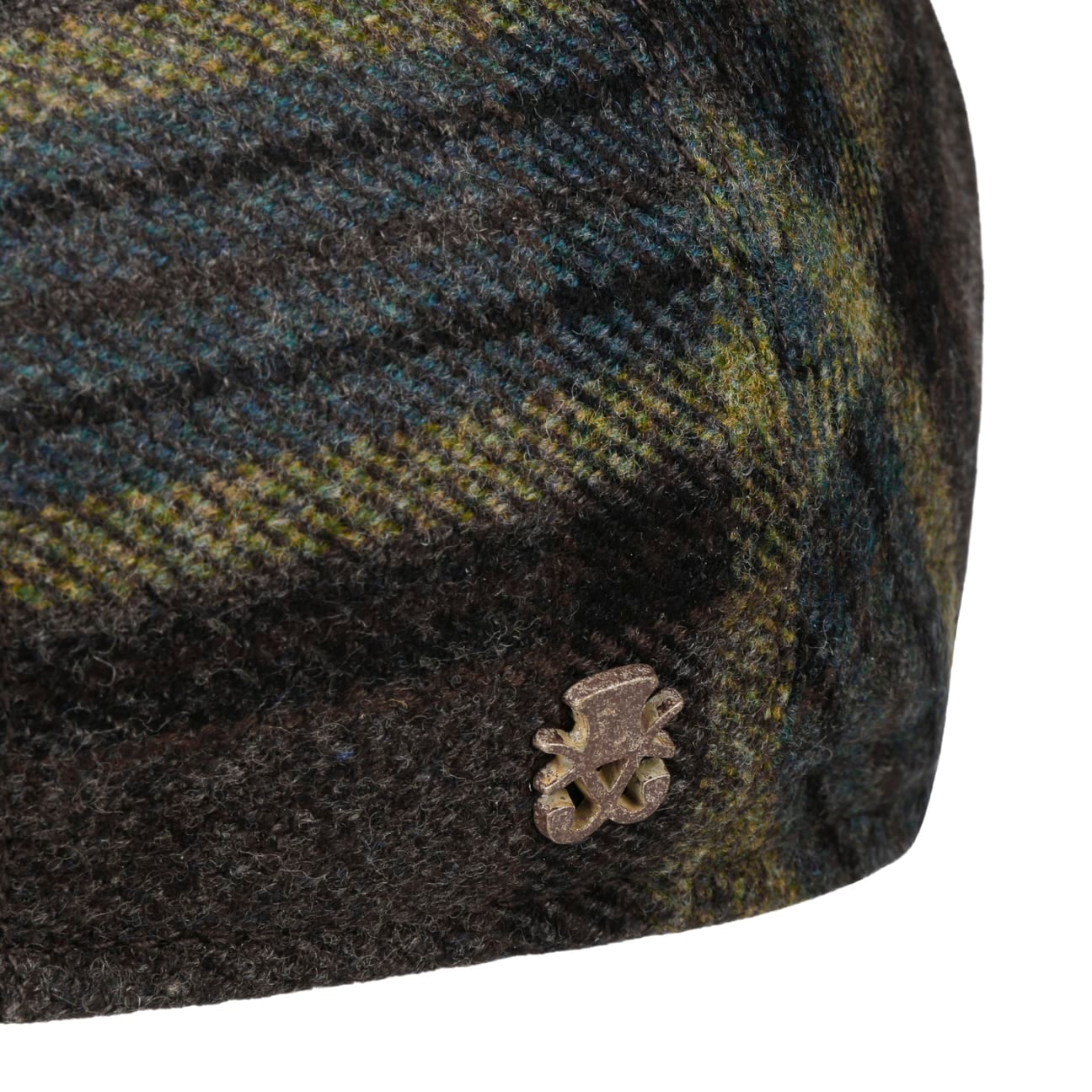 mayser-marzio-wool-check-flatcap-schieberm-tze-schurwolle-mit-lederschirm image 5