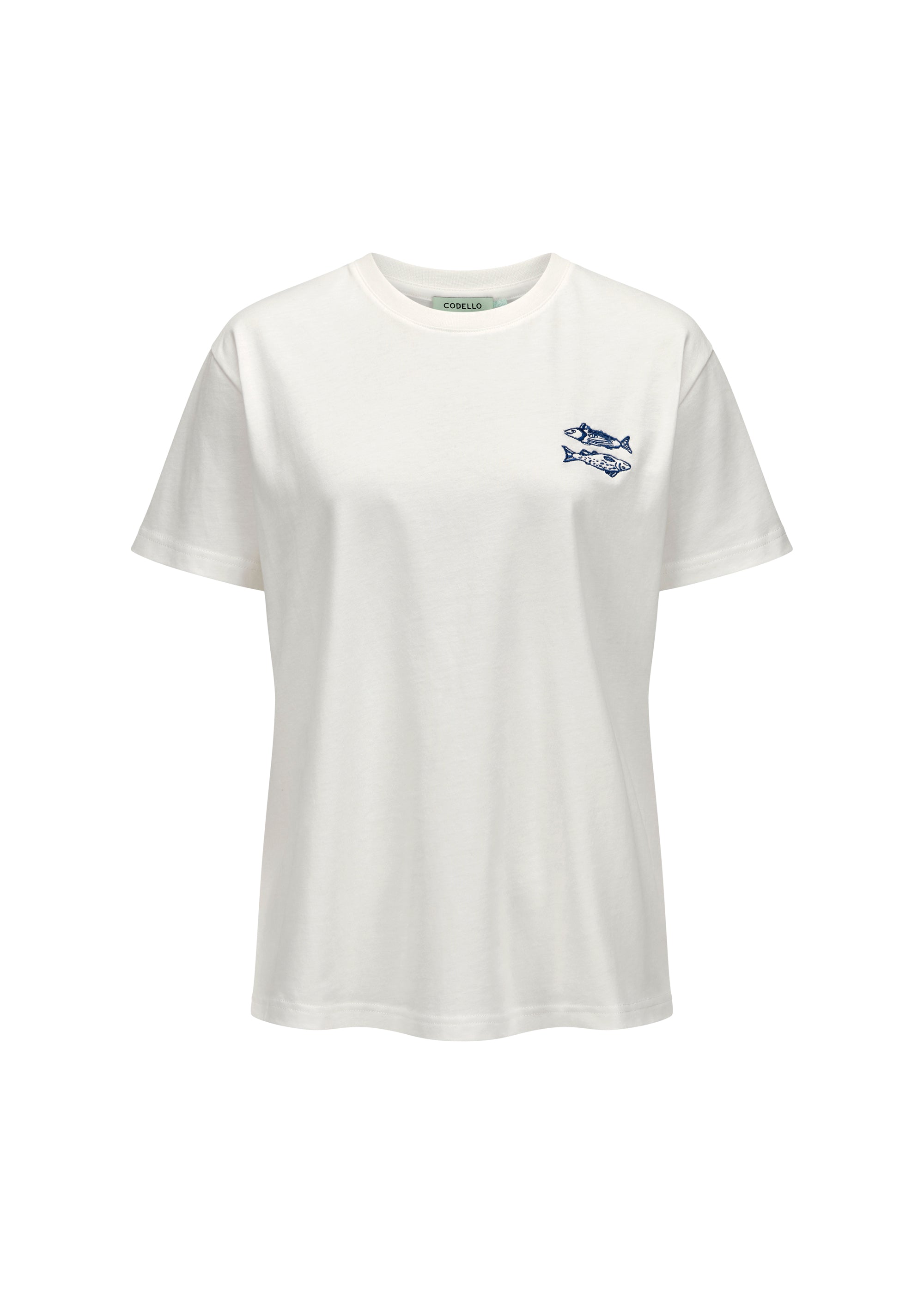 codello-t-shirt-aus-baumwolle-mit-sardinen-motiven image 1