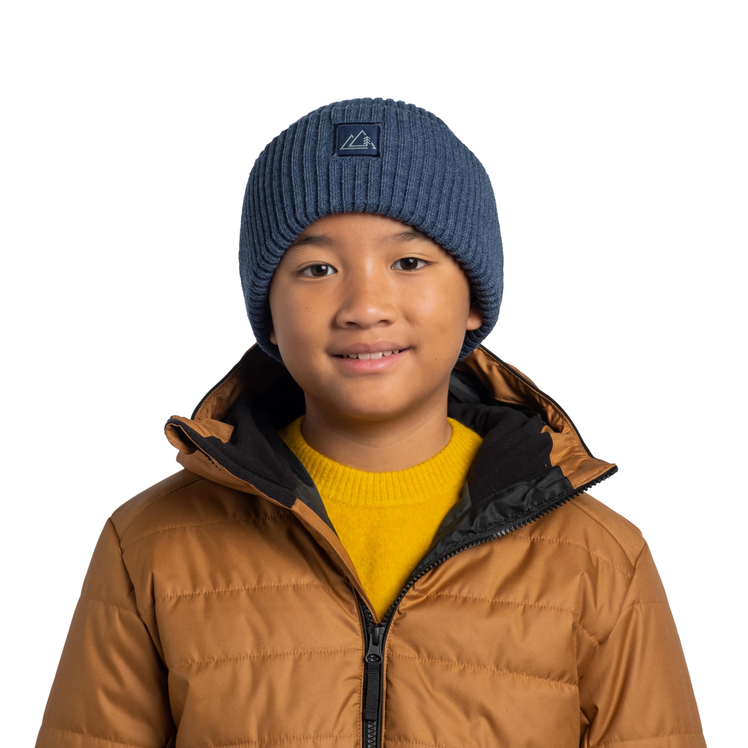 buff-knitted-bommelm-tze-youth-zweilagig-recycelt image 3