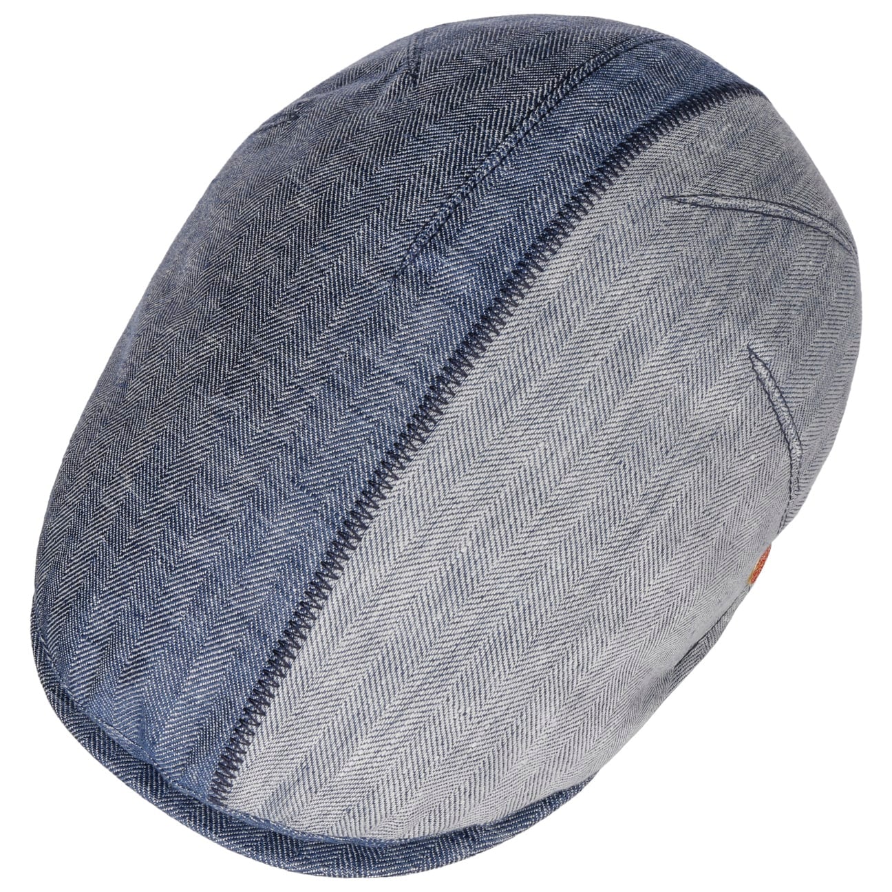 mayser-jasper-twotone-leinen-flatcap-herren-fischgr-t image 3