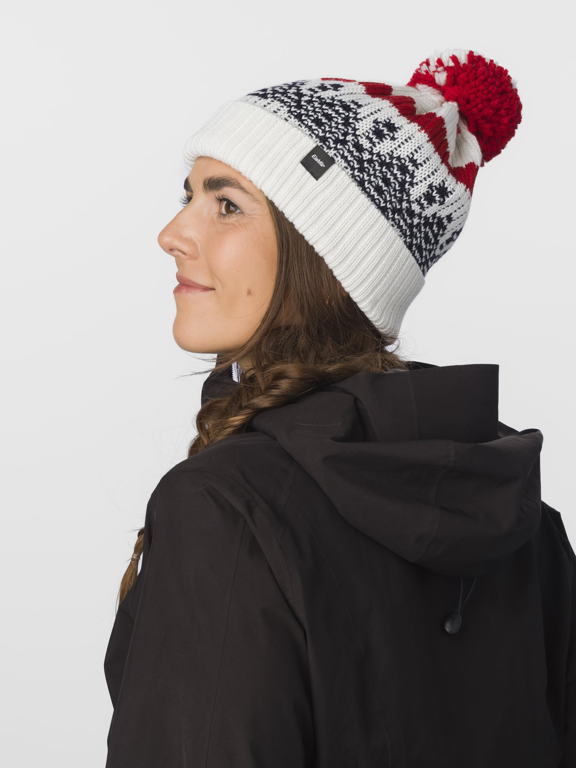 eisb-r-norrak-pompon-merino-bommelm-tze-wei-unisex-mit-fleece image 4