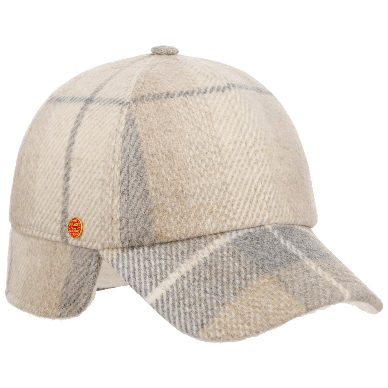 mayser-taja-check-cap-mit-ohrenklappen-karo image 3