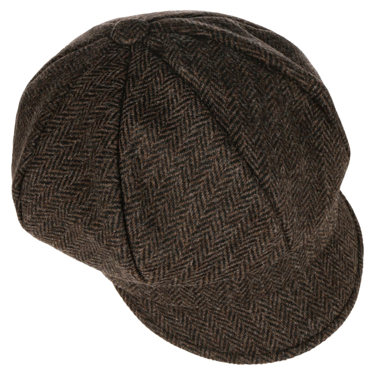 mayser-cia-classic-herringbone-ballonm-tze-wollm-tze-mit-schirm-f-r-damen image 2