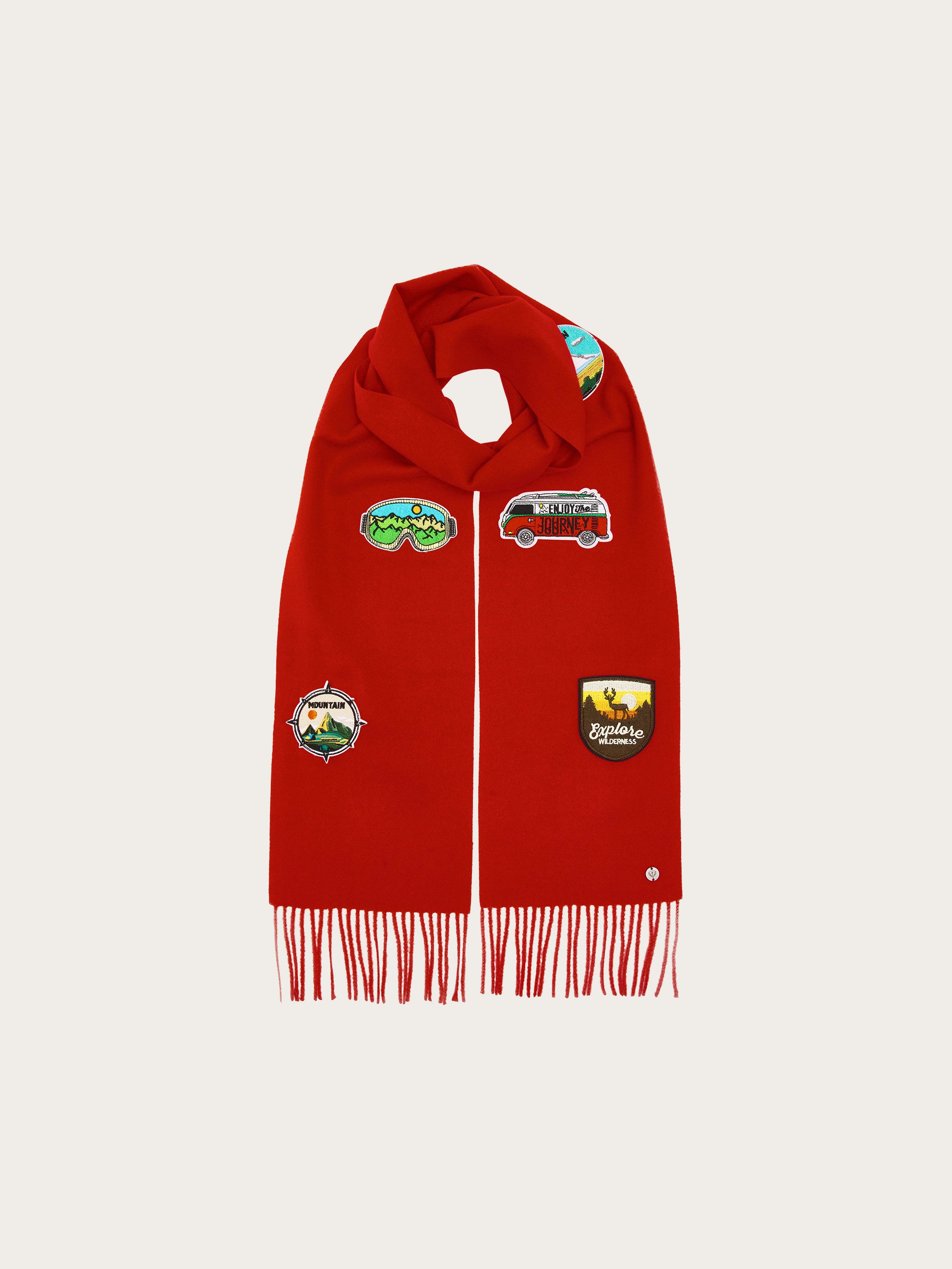 fraas-schmaler-schal-retro-patches-18x196-cm-damen image 6