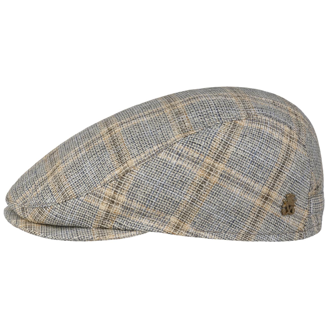 mayser-pamir-leinen-flatcap-zechbauer-herren-schieberm-tze-kariert image 1