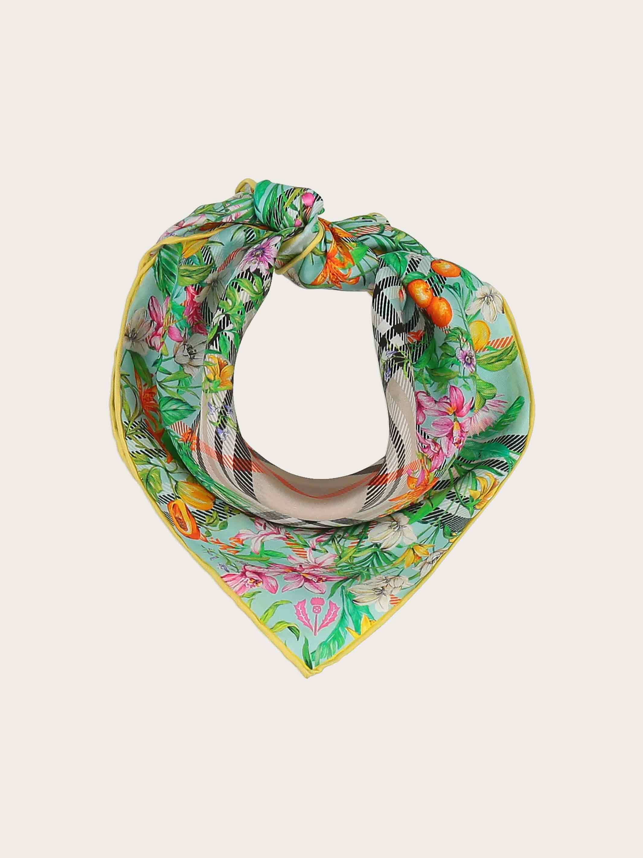 fraas-seidentuch-fraas-plaid-karo-mit-dschungel-print-51-x-51-cm image 4