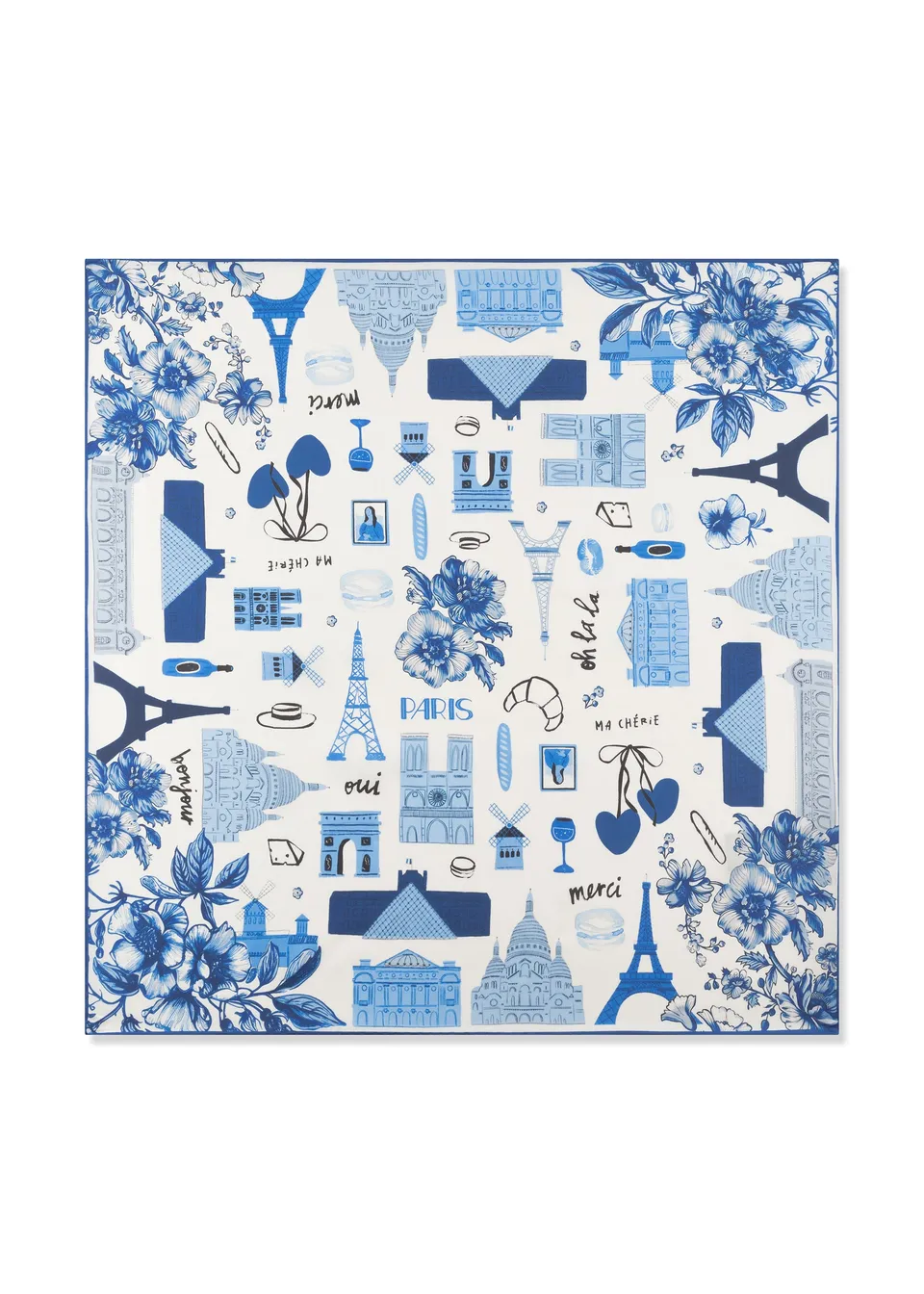 codello-nickituch-mini-carr-aus-reiner-seide-mit-paris-motiven image 1