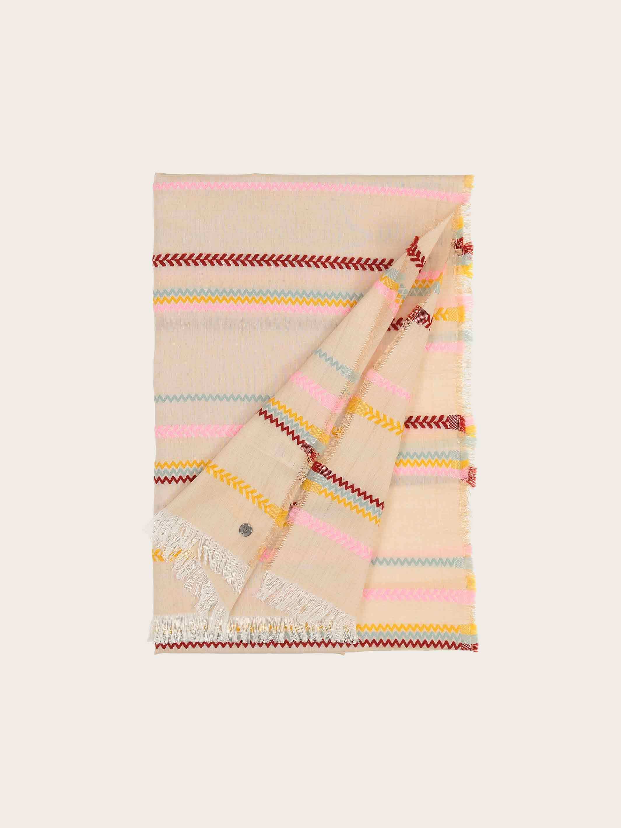 fraas-schal-gestreift-baumwollmischung-50-x-180-cm image 3