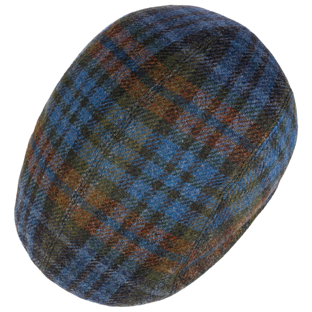 mayser-lennart-check-shetland-flatcap-herren-schieberm-tze-schurwolle-karo image 7