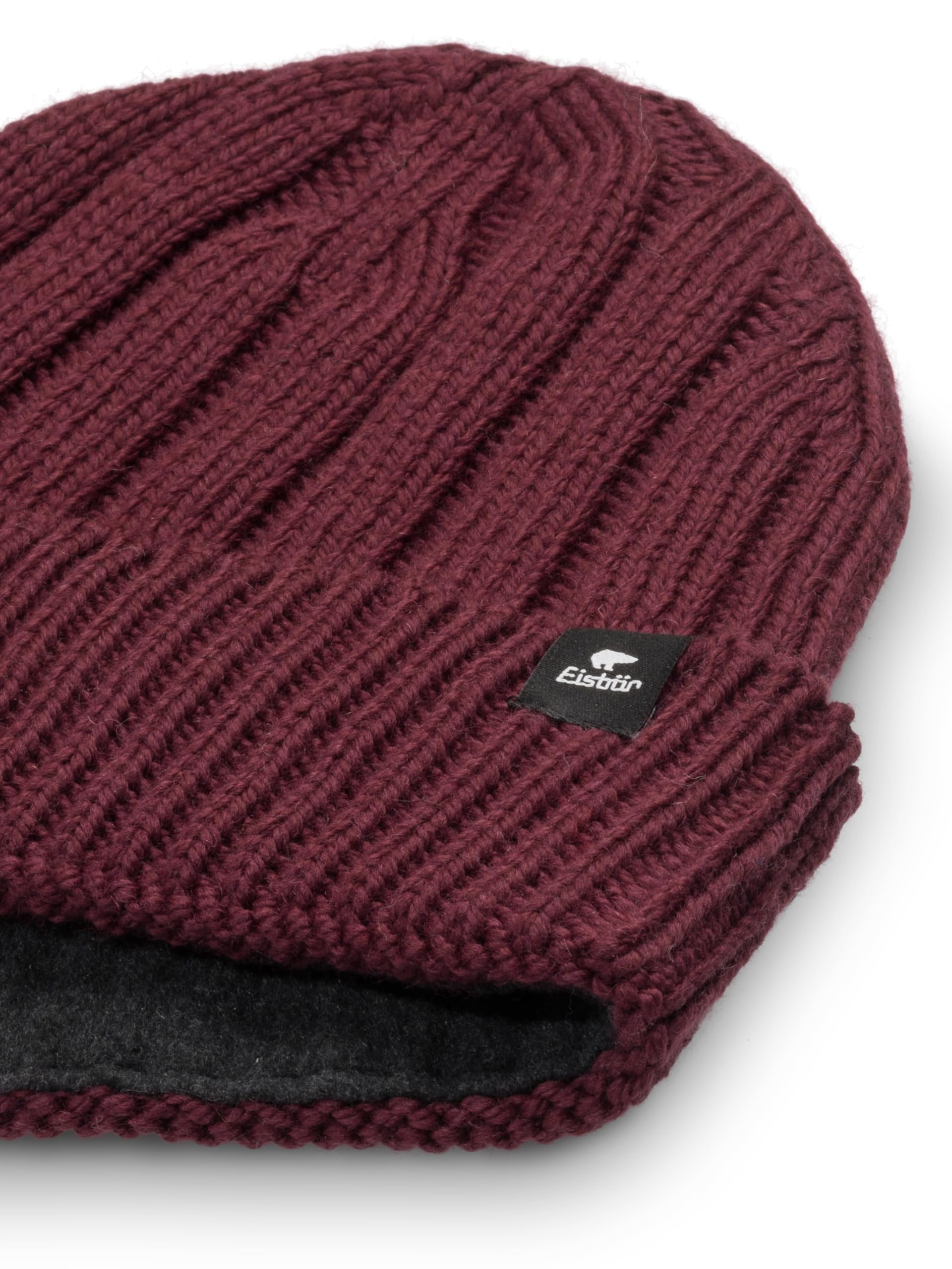 eisb-r-ayo-merino-beanie-herren-fisherman-docker-m-tze-winter-mit-fleece image 2