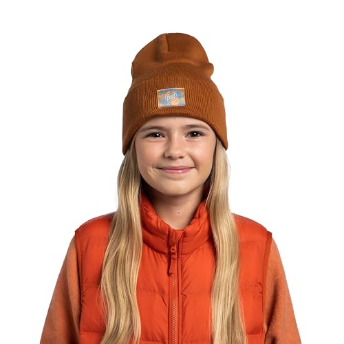 buff-knitted-hat-youth-bommelm-tze-zweilagig-recycelt image 8
