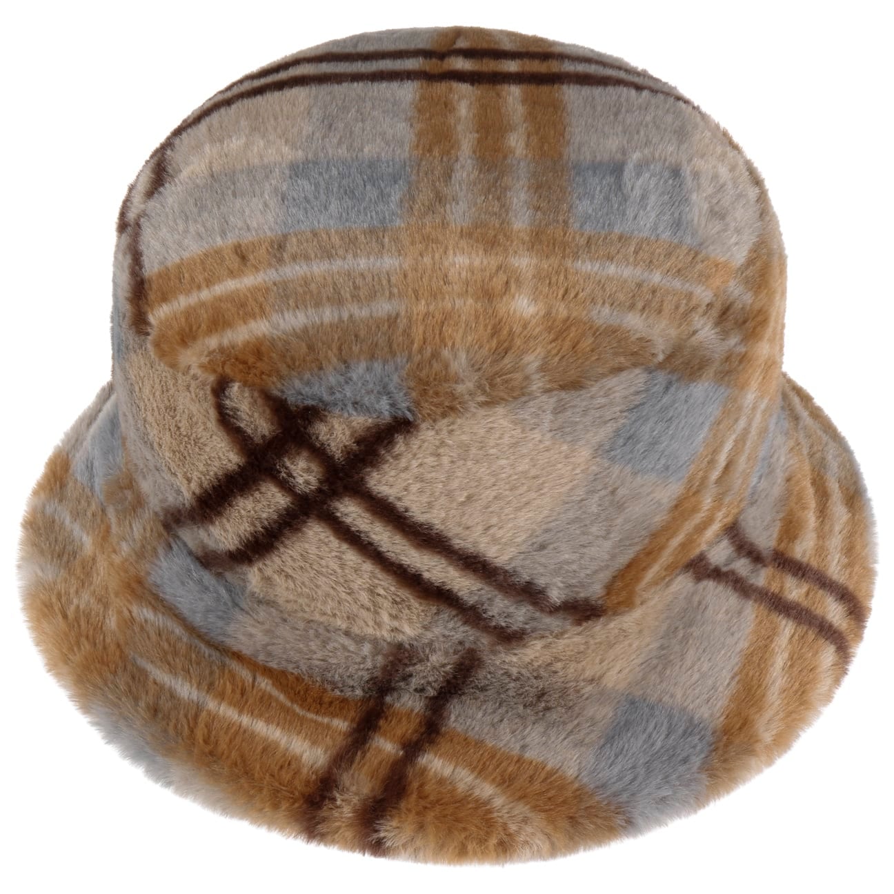 mayser-philippa-plush-bucket-stoffhut-damen-fischerhut-karo image 2