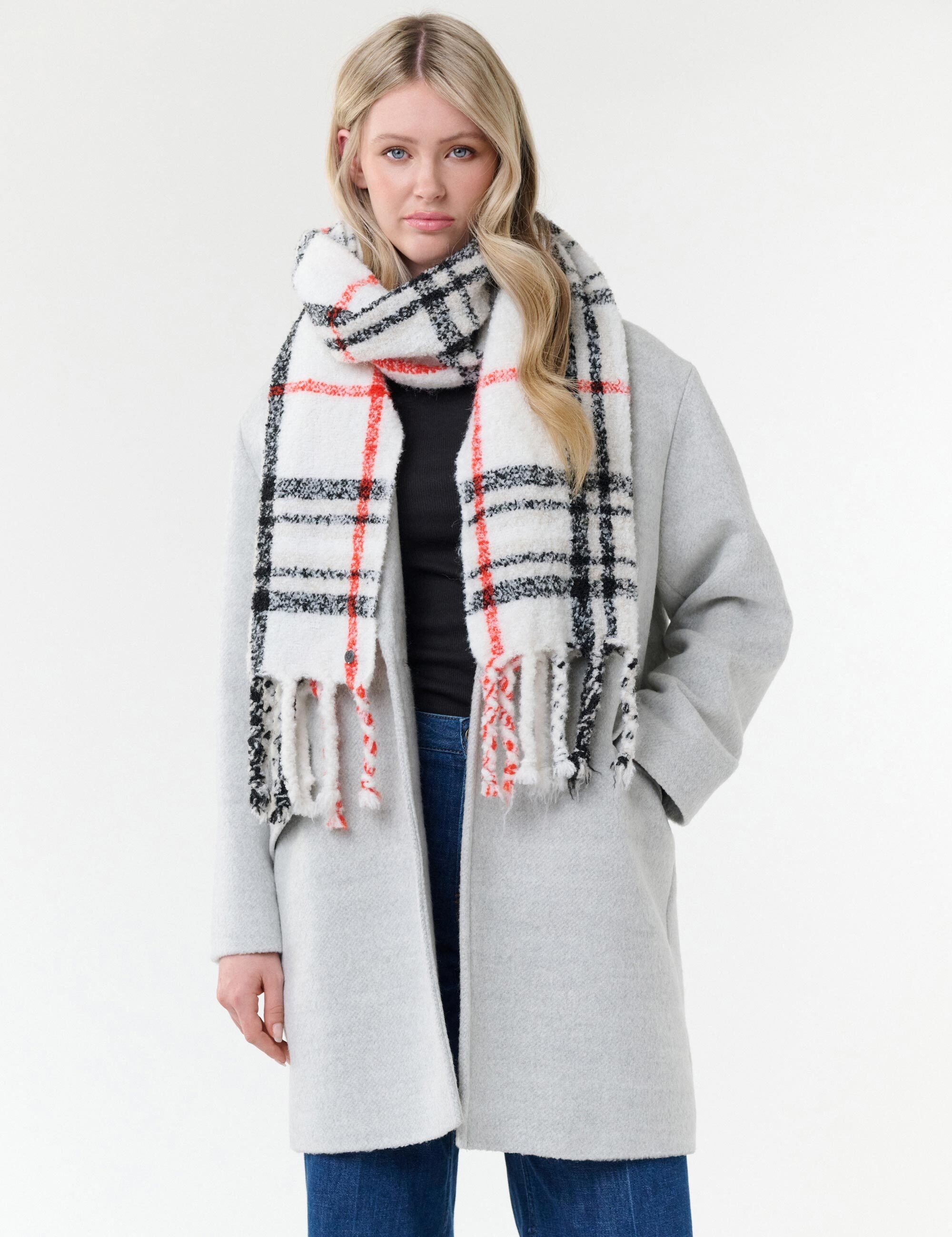 fraas-sustainability-edition-schal-fraas-plaid-karo-mit-xl-fransen-38-x-200-cm image 5