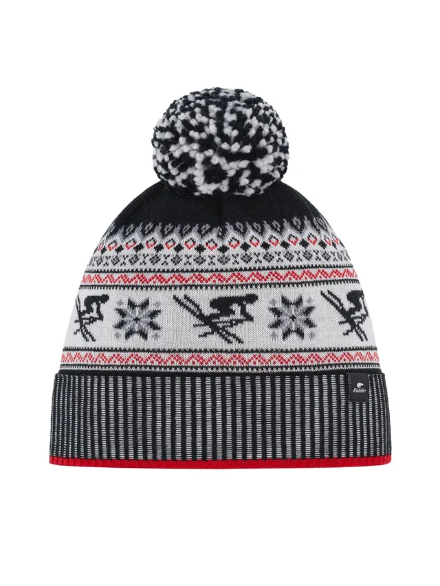 eisb-r-retroski-pompon-merino-winterm-tze-unisex-mit-fleece image 1