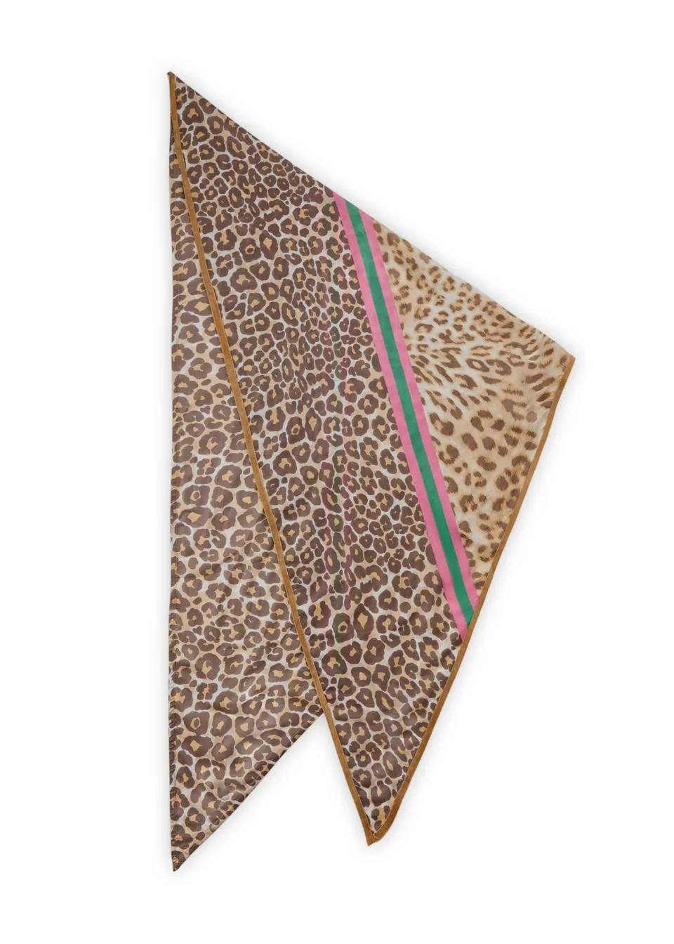codello-dreieckstuch-organic-cotton-leo-muster-20-pure-cotton image 1