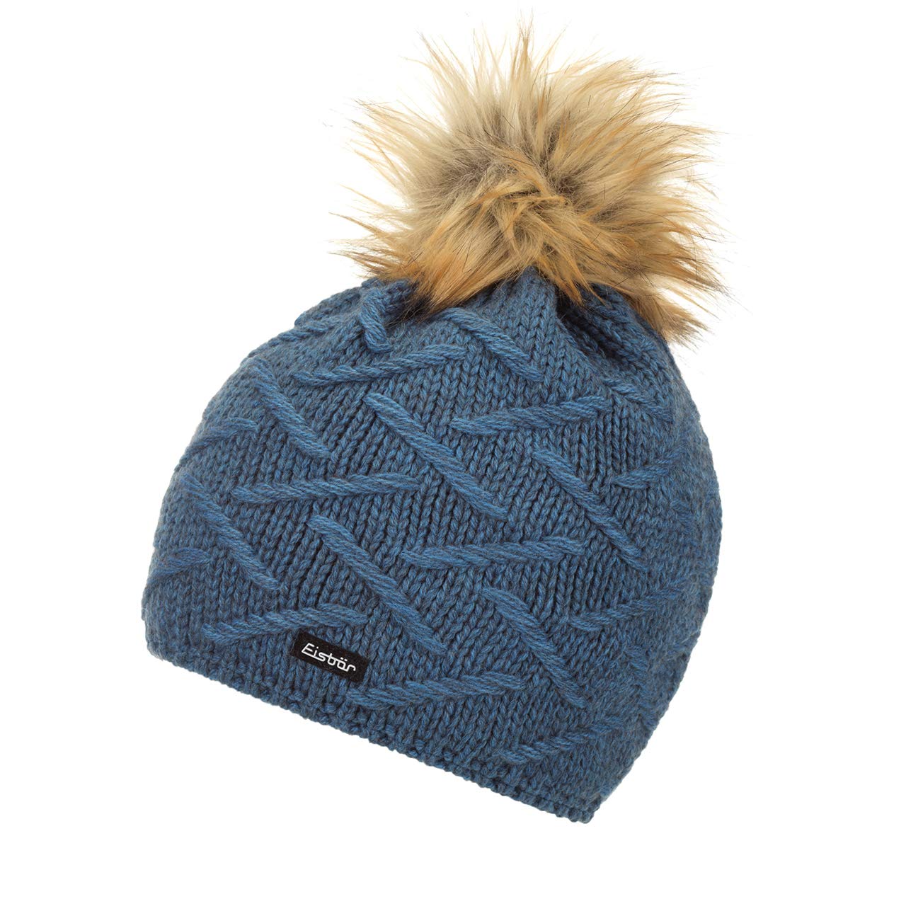 eisb-r-eden-lux-crystal-damen-strickm-tze-mit-pompon image 2