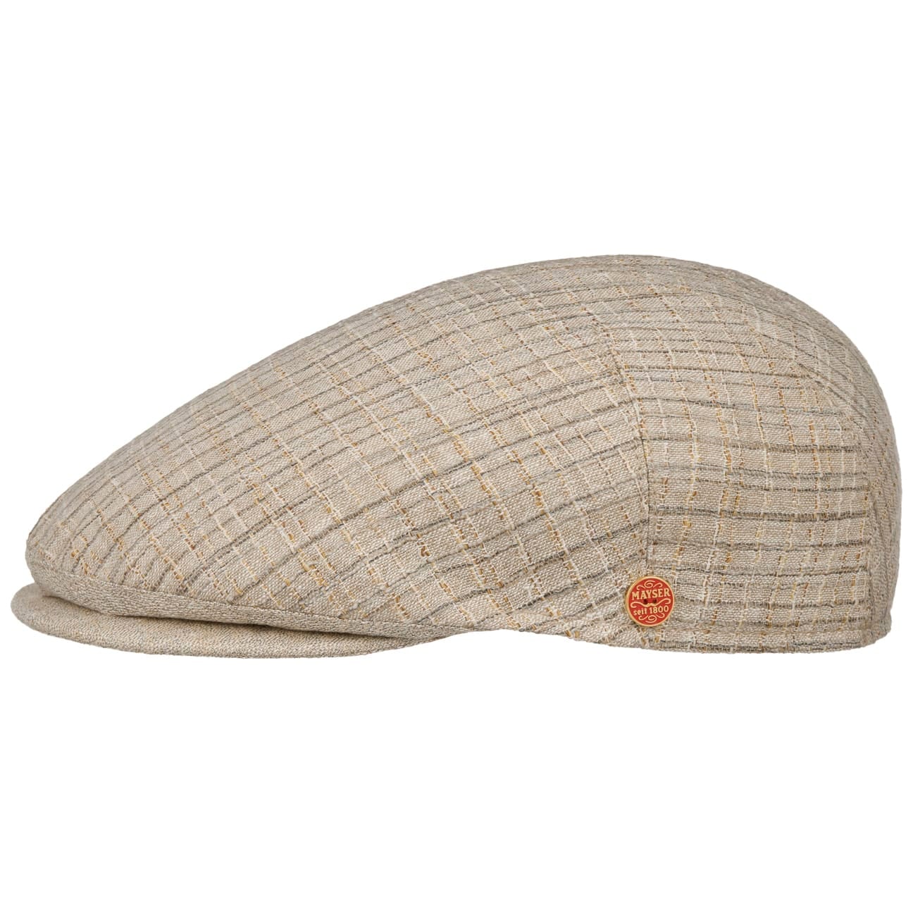 mayser-light-aston-flatcap-stoffm-tze-aus-leinen-viskose-mit-baumwollfutter image 1