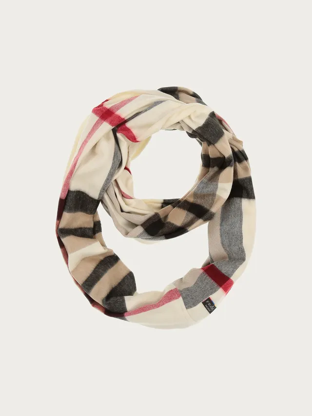 fraas-cashmink-loop-mit-fraas-plaid-karo-56-cm-breit image 1