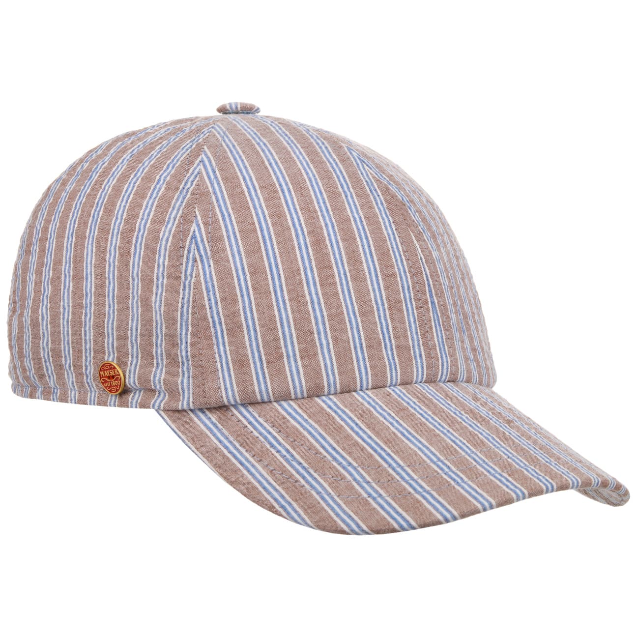mayser-rosie-seersucker-stripes-cap-aus-baumwolle image 1