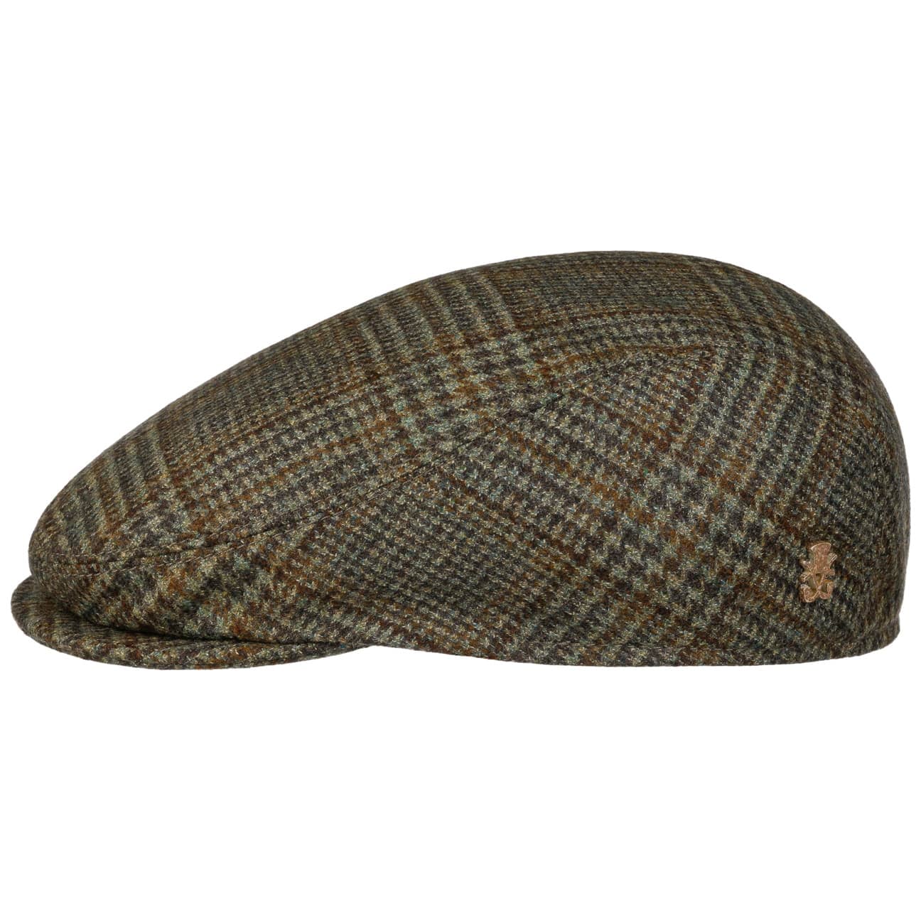 mayser-timon-virgin-wool-flatcap-herren-karo-mit-futter image 1