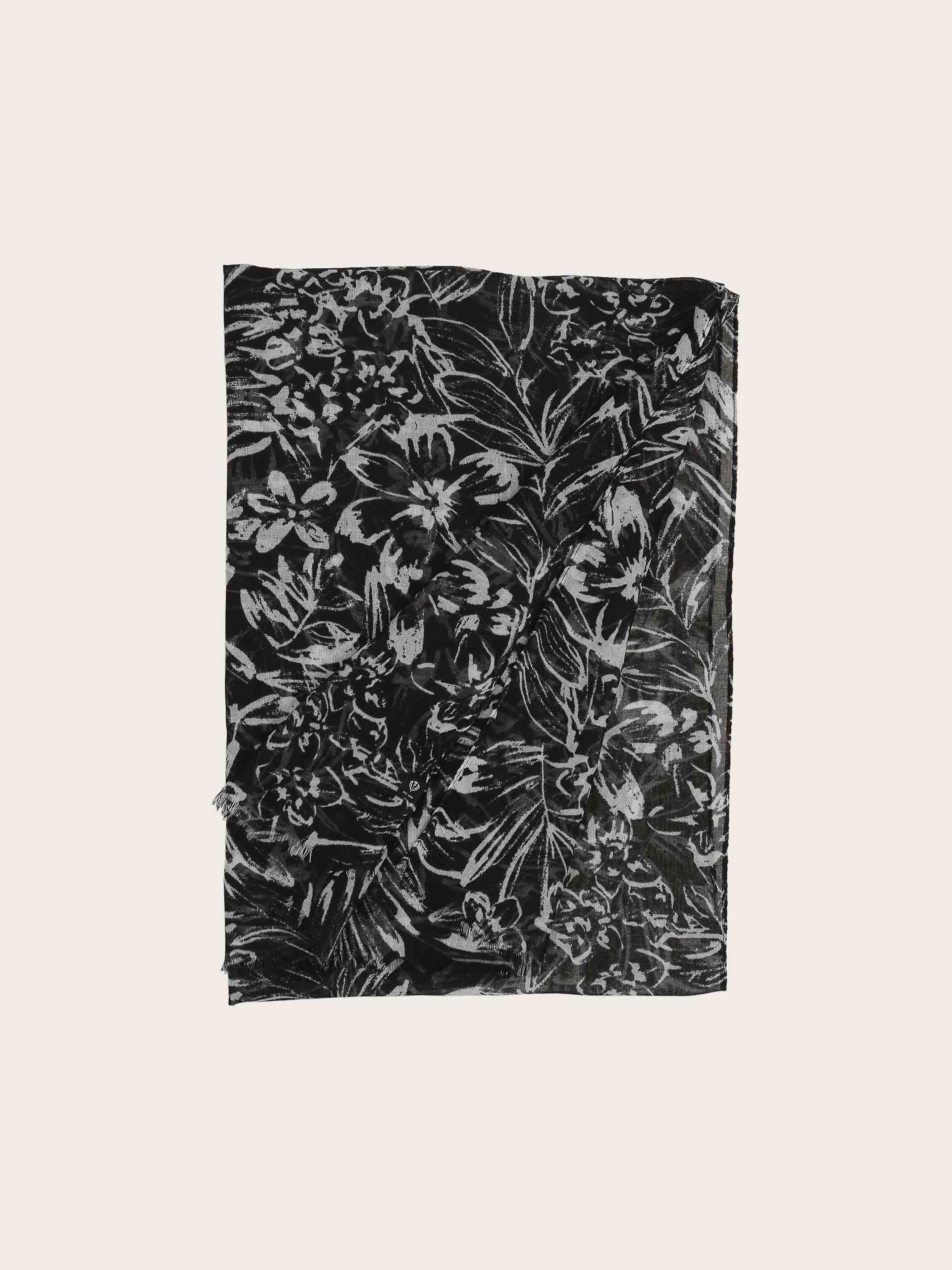 fraas-sustainability-collection-schal-mit-tropischem-blumen-design-50-x-180-cm image 4