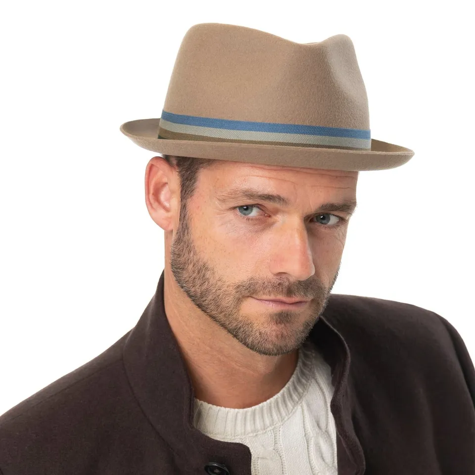 mayser-samu-striped-band-pork-pie-wollhut-herren-filzhut image 1