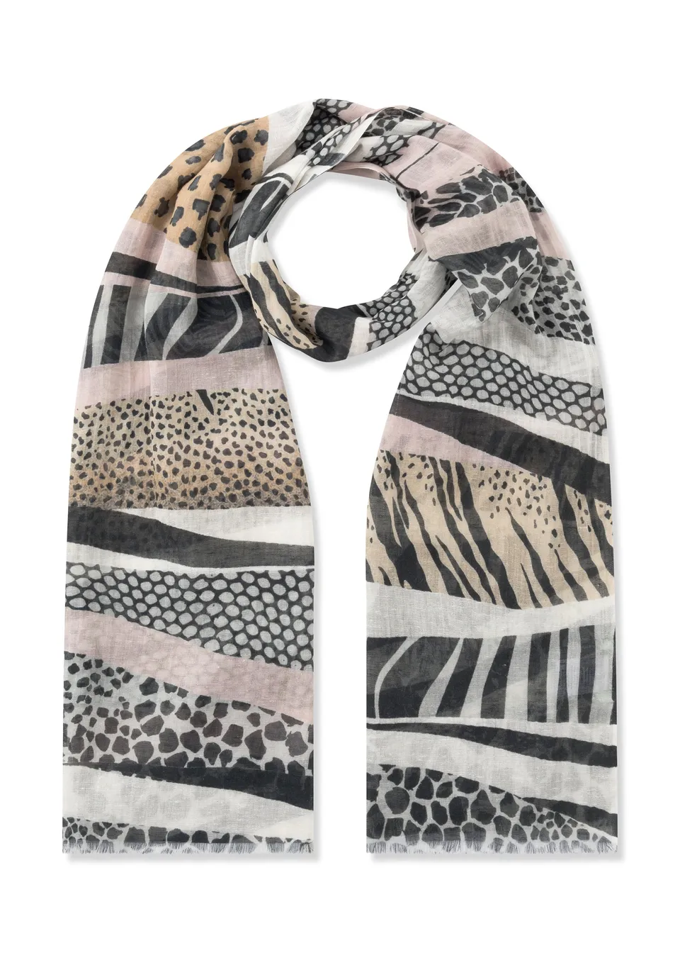codello-schal-aus-baumwoll-mix-mit-animal-print-s26-d02 image 1