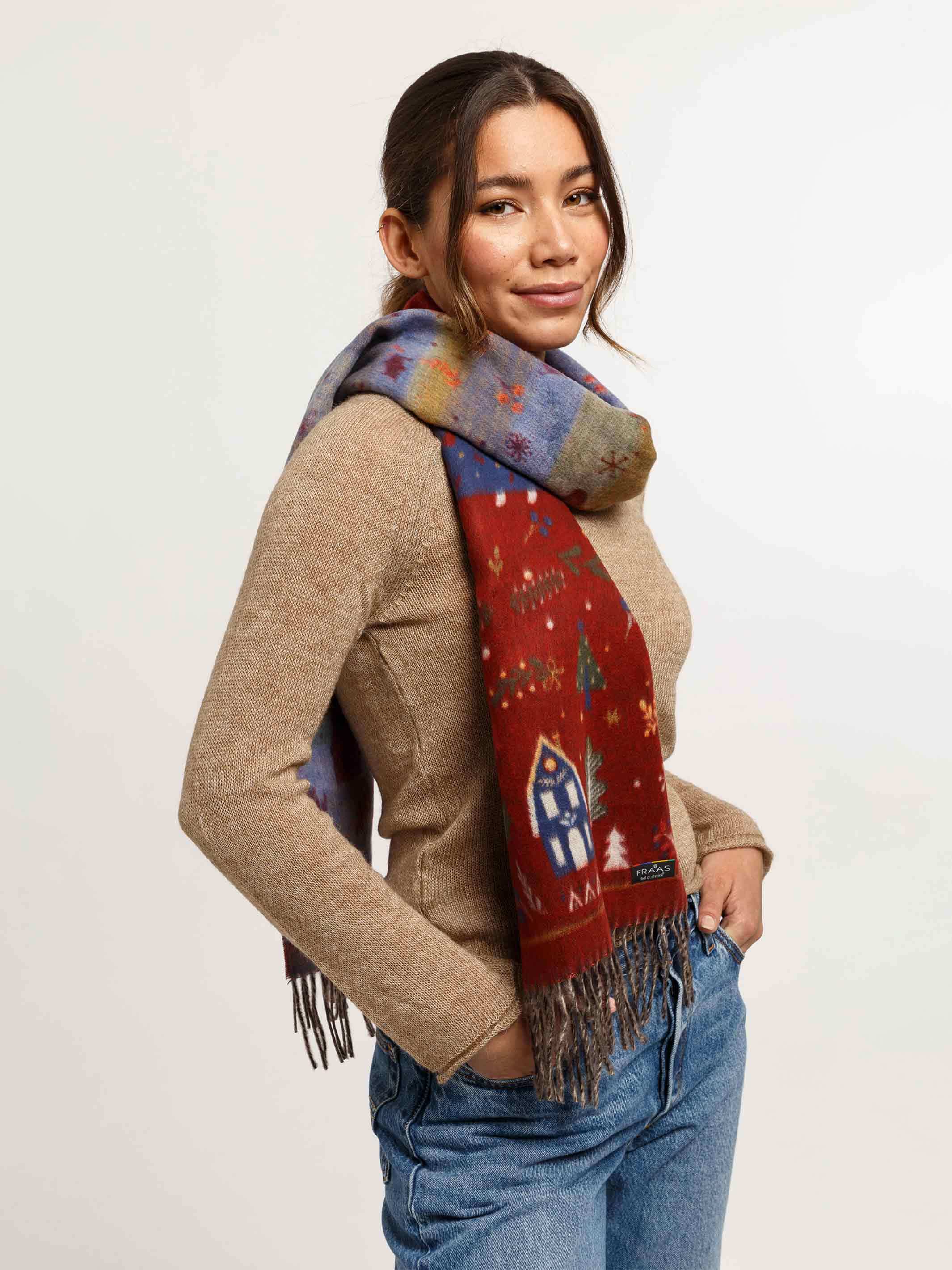 fraas-cashmink-schal-mit-weihnachts-design-35-x-200-cm image 5