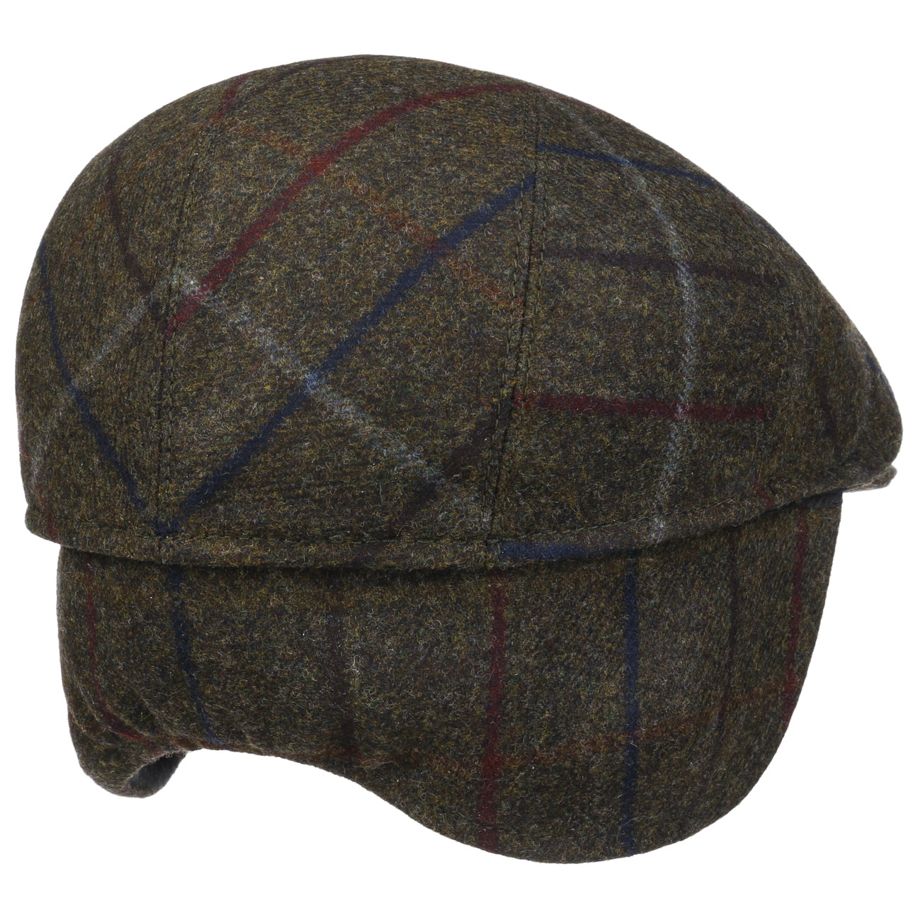 mayser-sidney-plus-colorado-flatcap-karo-flatcap-aus-schurwolle-mit-ohrenklappen image 4