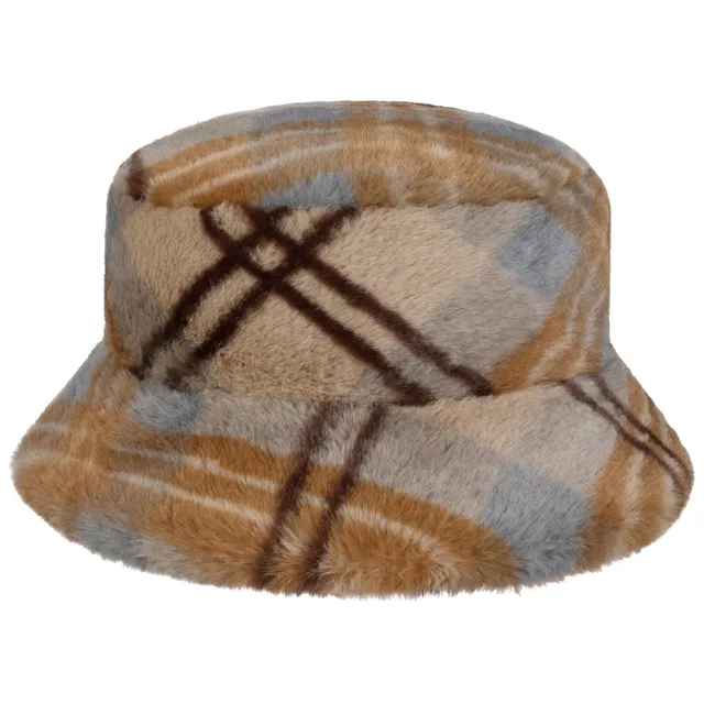 mayser-philippa-plush-bucket-stoffhut-damen-fischerhut-karo image 1