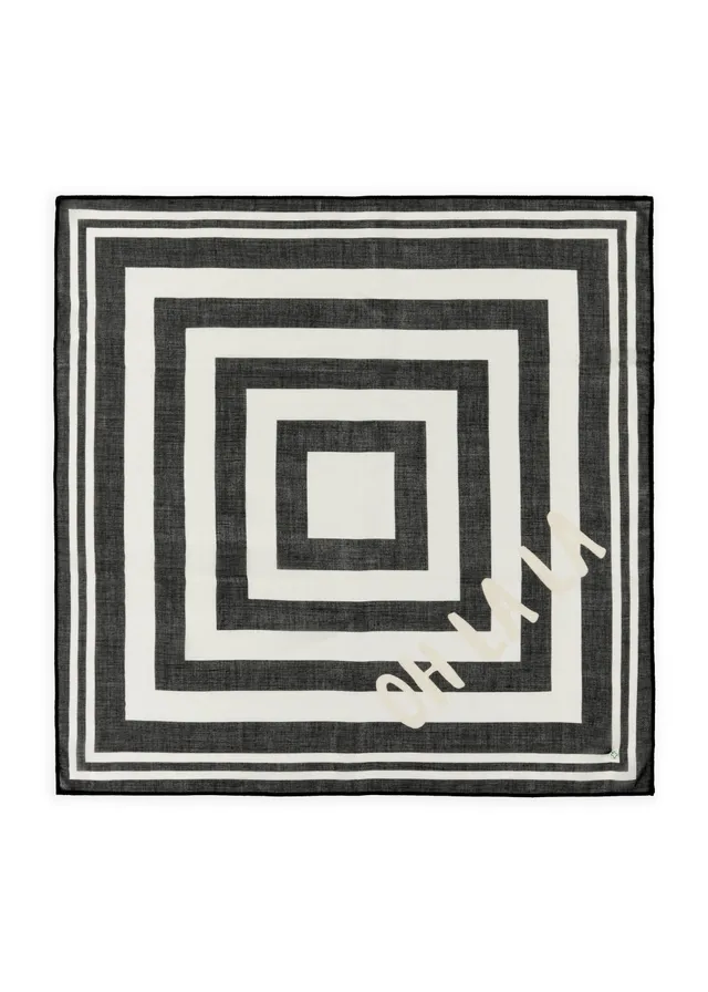 codello-bandana-aus-modal-mix-mit-karomuster-und-oh-la-la-schriftzug image 1