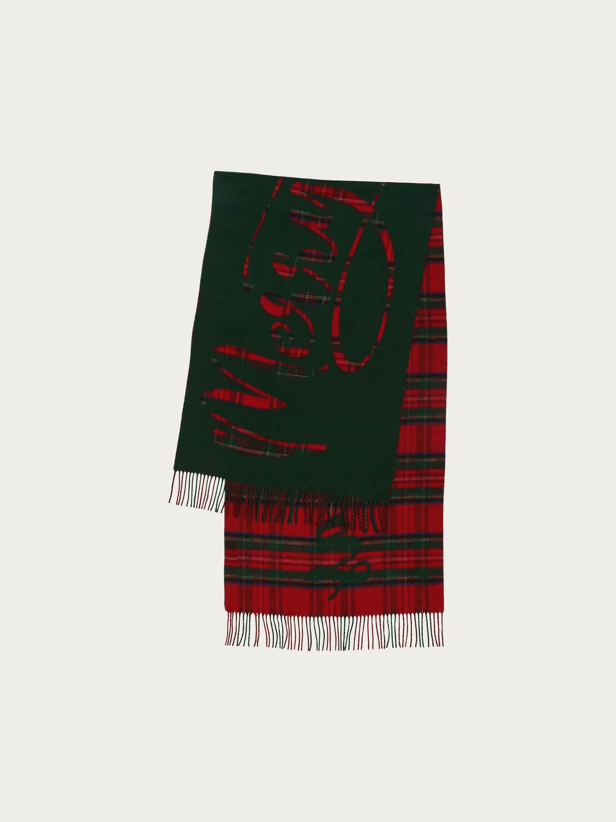 fraas-cashmink-schal-merry-christmas-karo-design-56-x-200-cm image 6