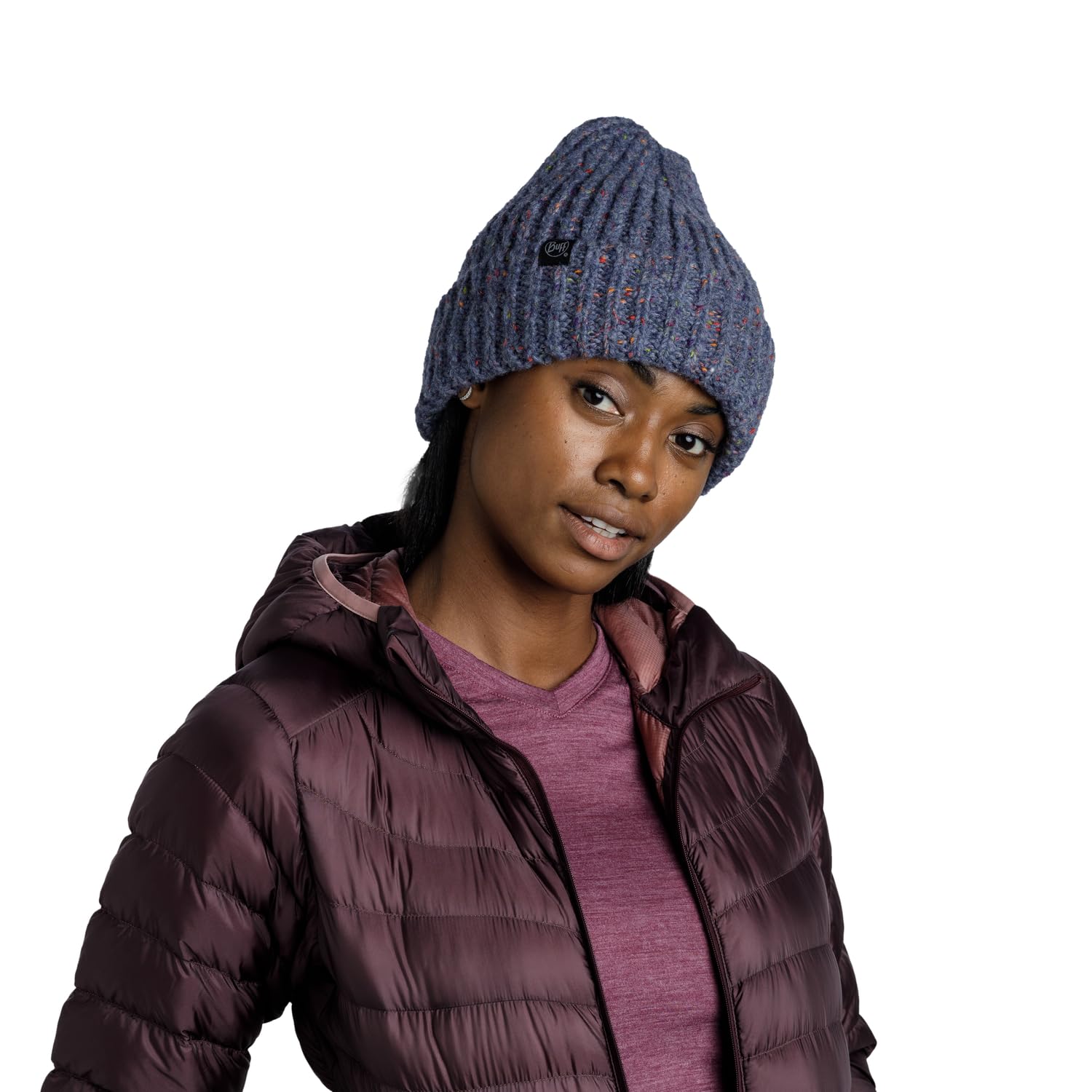 buff-strickm-tze-knitted-fleece-band-wollmix-primaloft-polar image 3