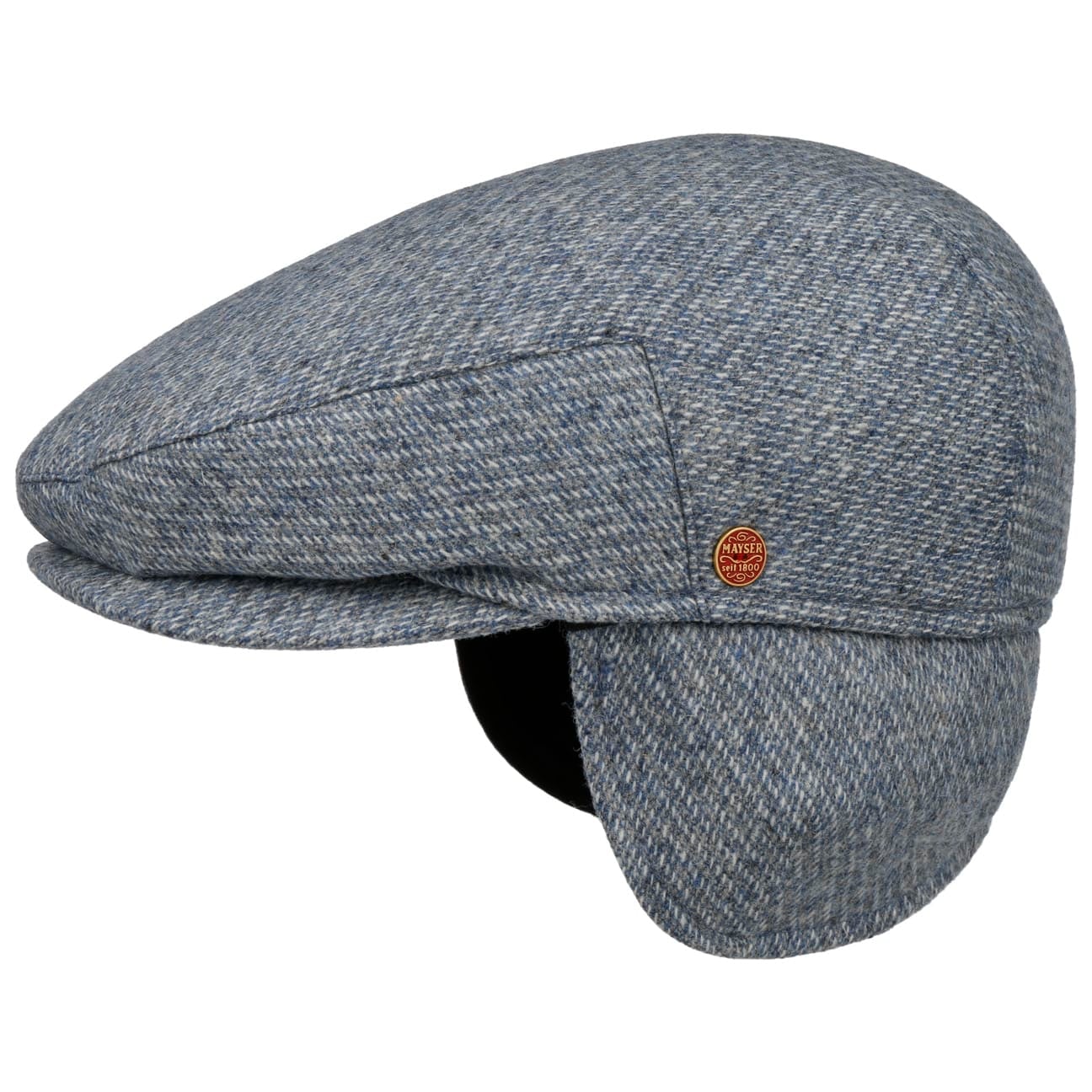 mayser-merlino-check-flatcap-mit-ohrenklappen-aus-schurwolle image 1