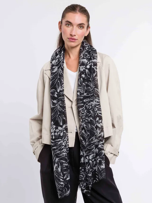 fraas-sustainability-collection-schal-mit-tropischem-blumen-design-50-x-180-cm image 1
