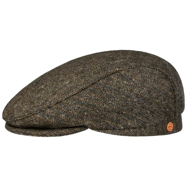 mayser-frankie-soft-merino-flatcap-fischgrat image 1