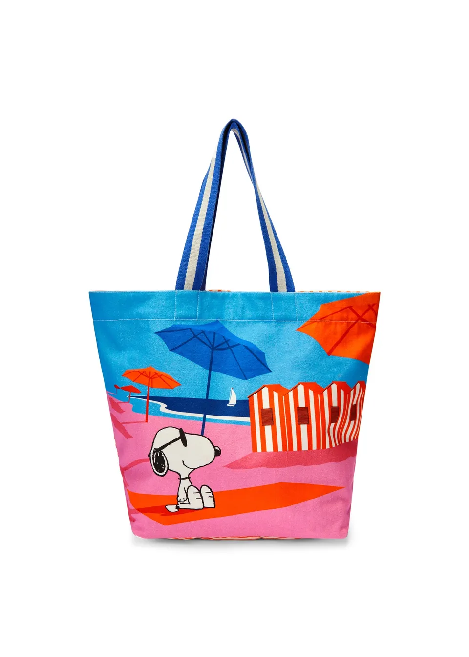 codello-shopper-aus-canvas-mit-snoopy-strand-motiv image 1