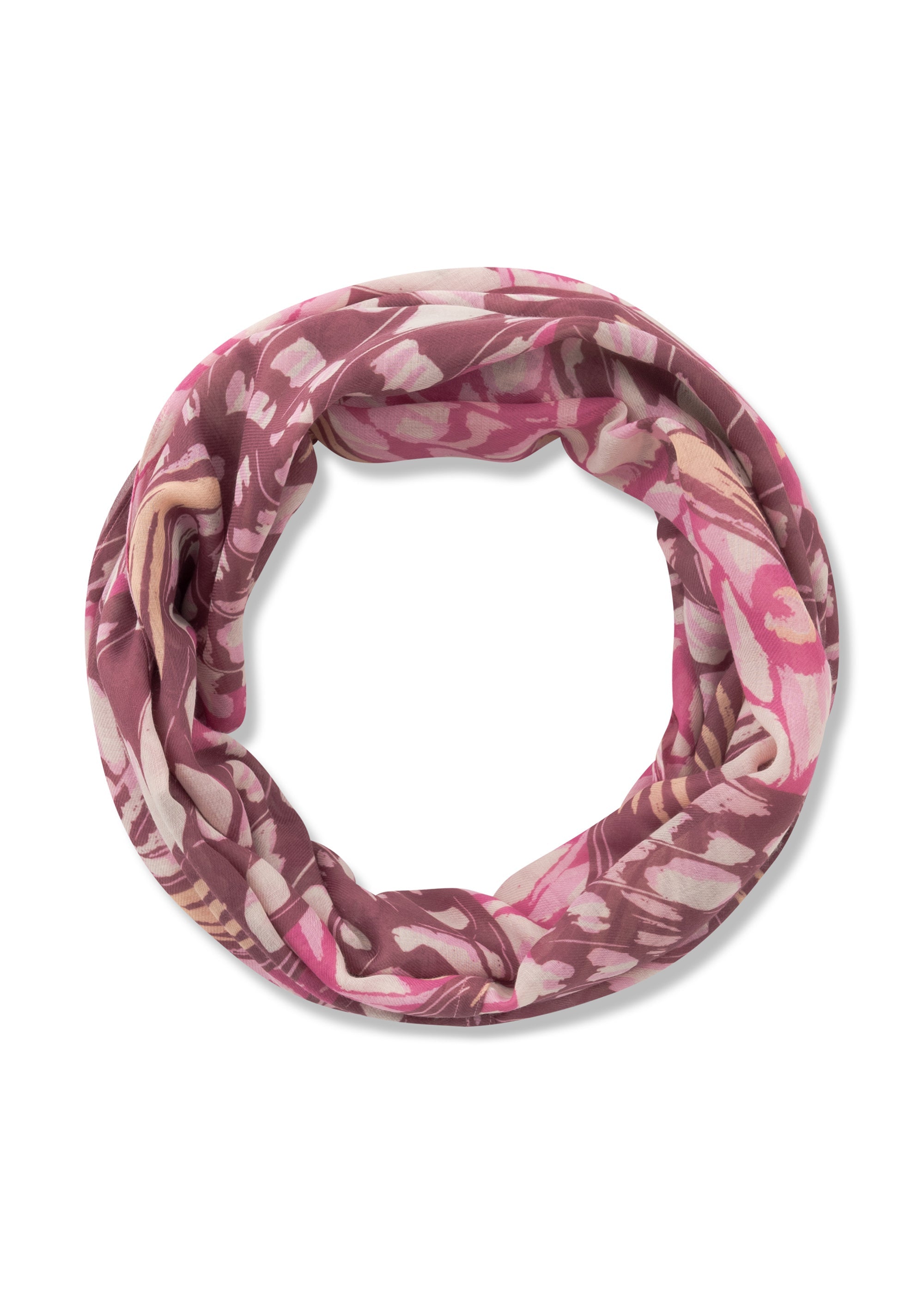 codello-loop-schal-aus-recyceltem-polyester-mit-schmetterling-motiven image 1
