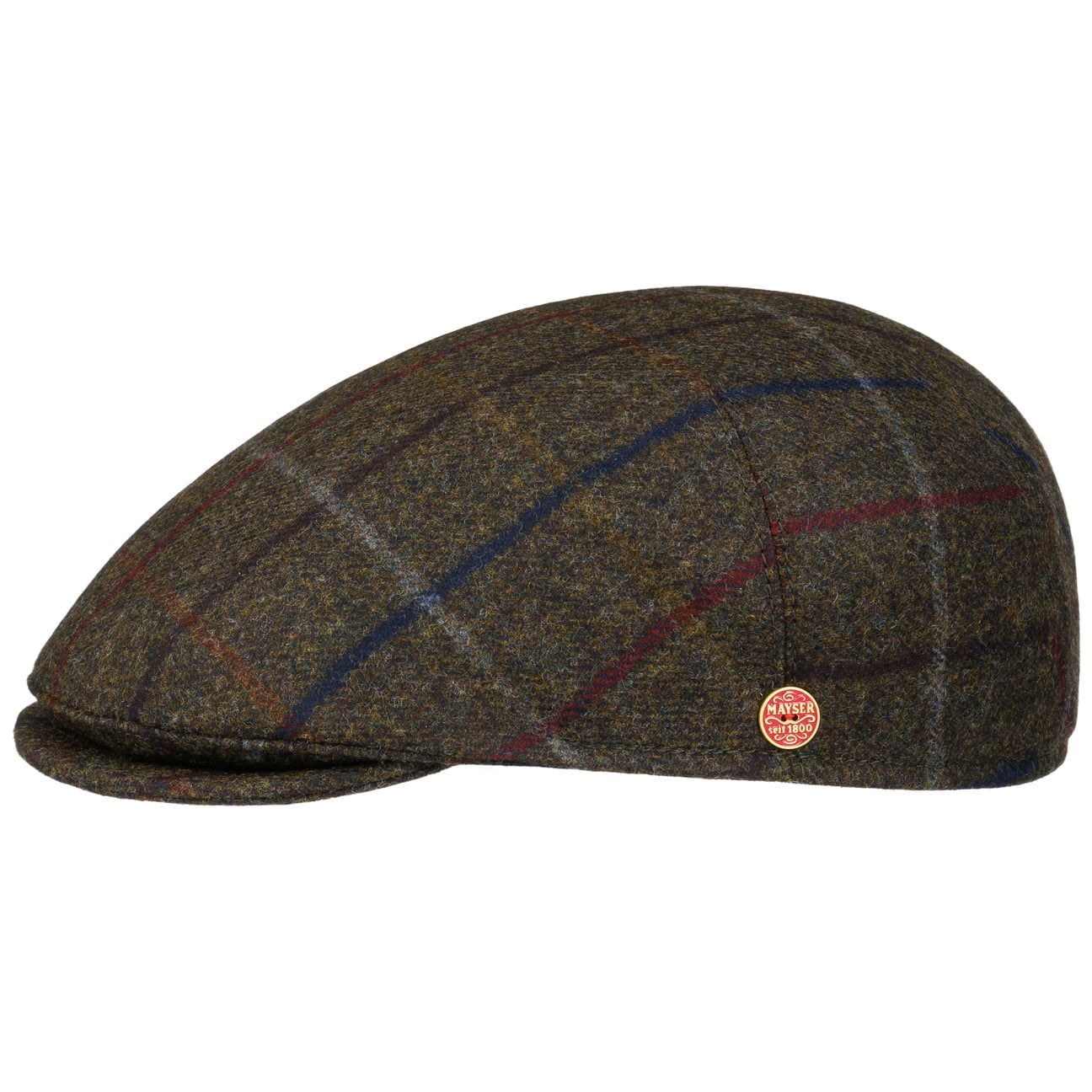 mayser-sidney-plus-colorado-flatcap-karo-flatcap-aus-schurwolle-mit-ohrenklappen image 6