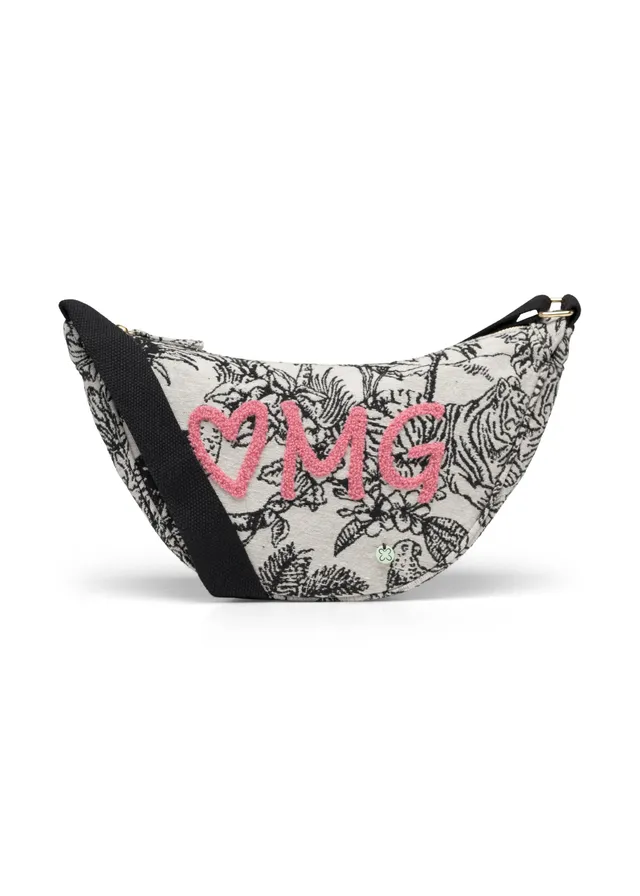 codello-umh-ngetasche-crossbody-bag-mit-dschungel-print-und-omg-stickerei image 1