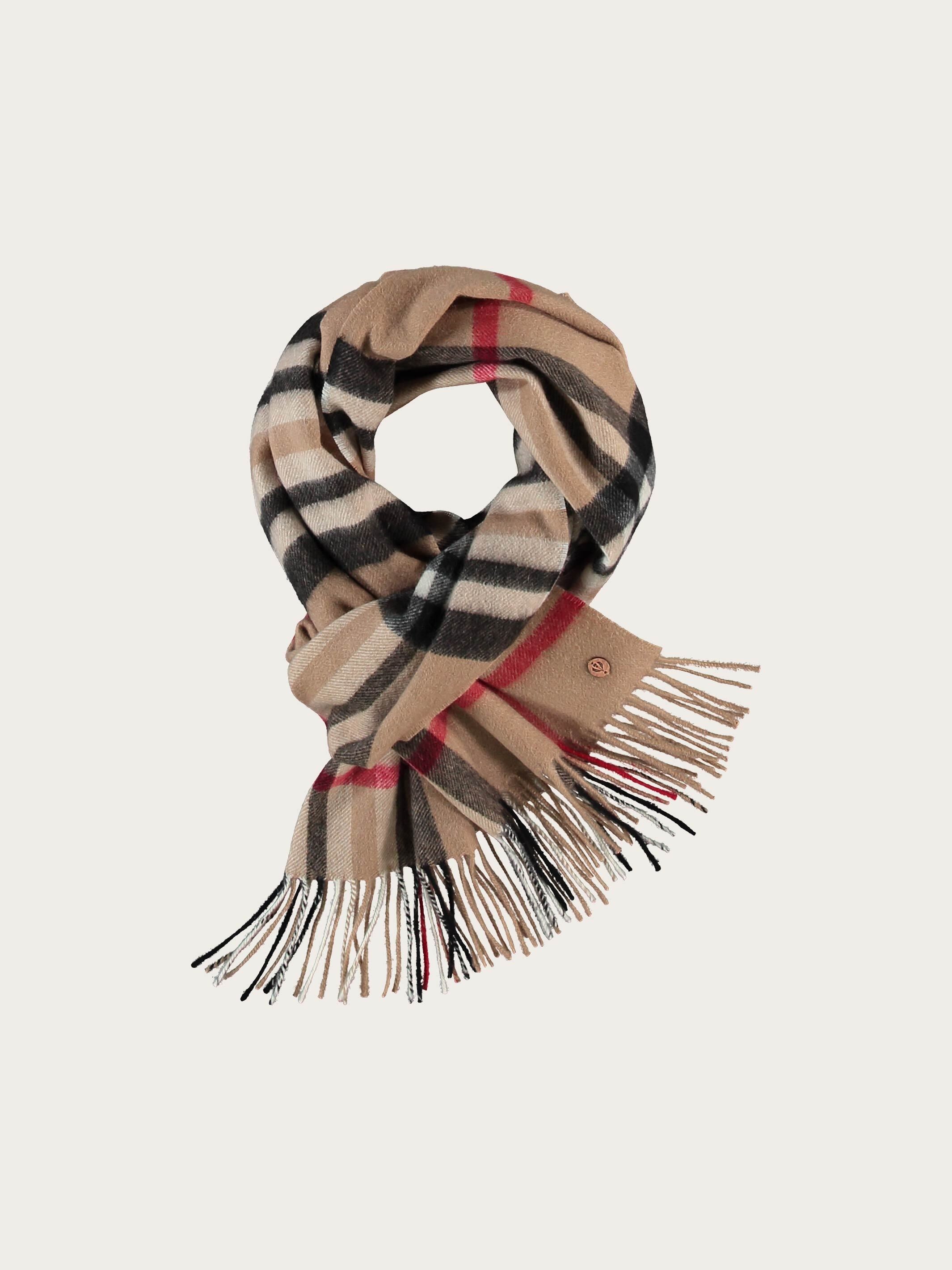 fraas-kaschmir-schal-mit-fraas-plaid-karo-42-x-190-cm-aus-reinem-kaschmir image 5