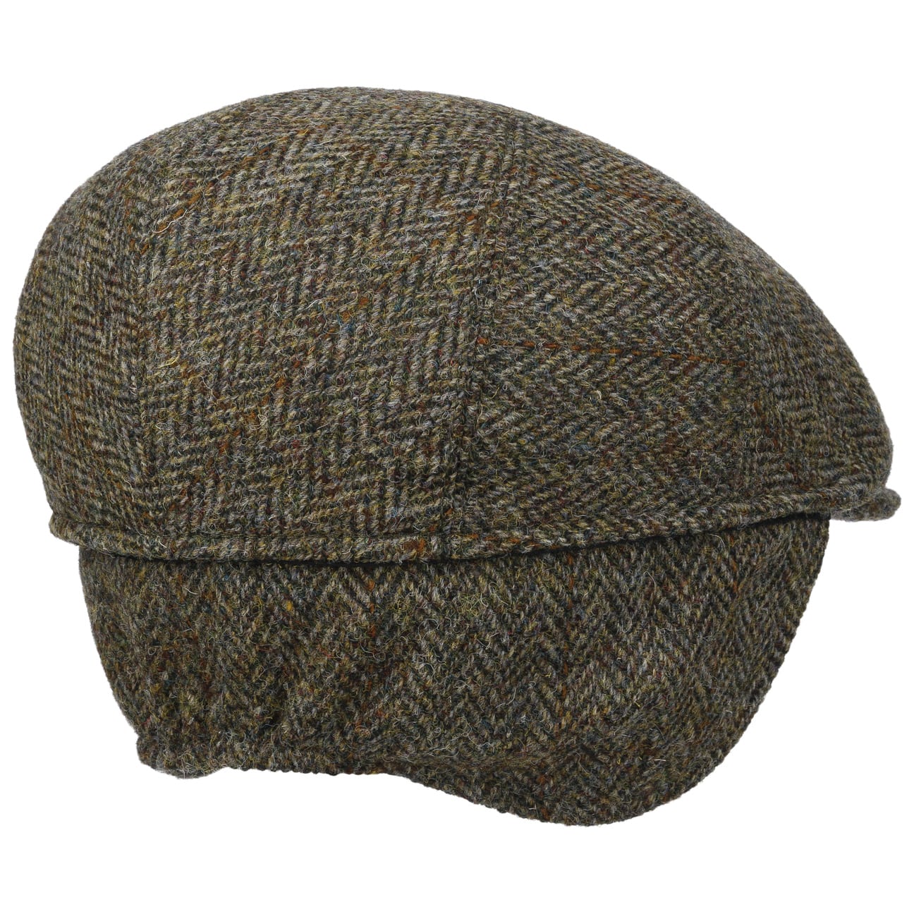 mayser-sidney-plus-harris-tweed-flatcap-herren-schurwolle-fischgr-t-mit-ohrenkla image 4