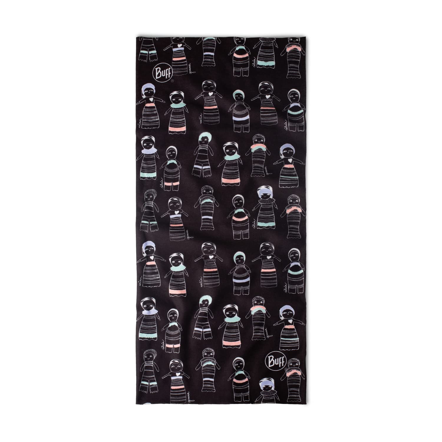 buff-original-ecostretch-multifunktionstuch-kinder-camwa-black image 3