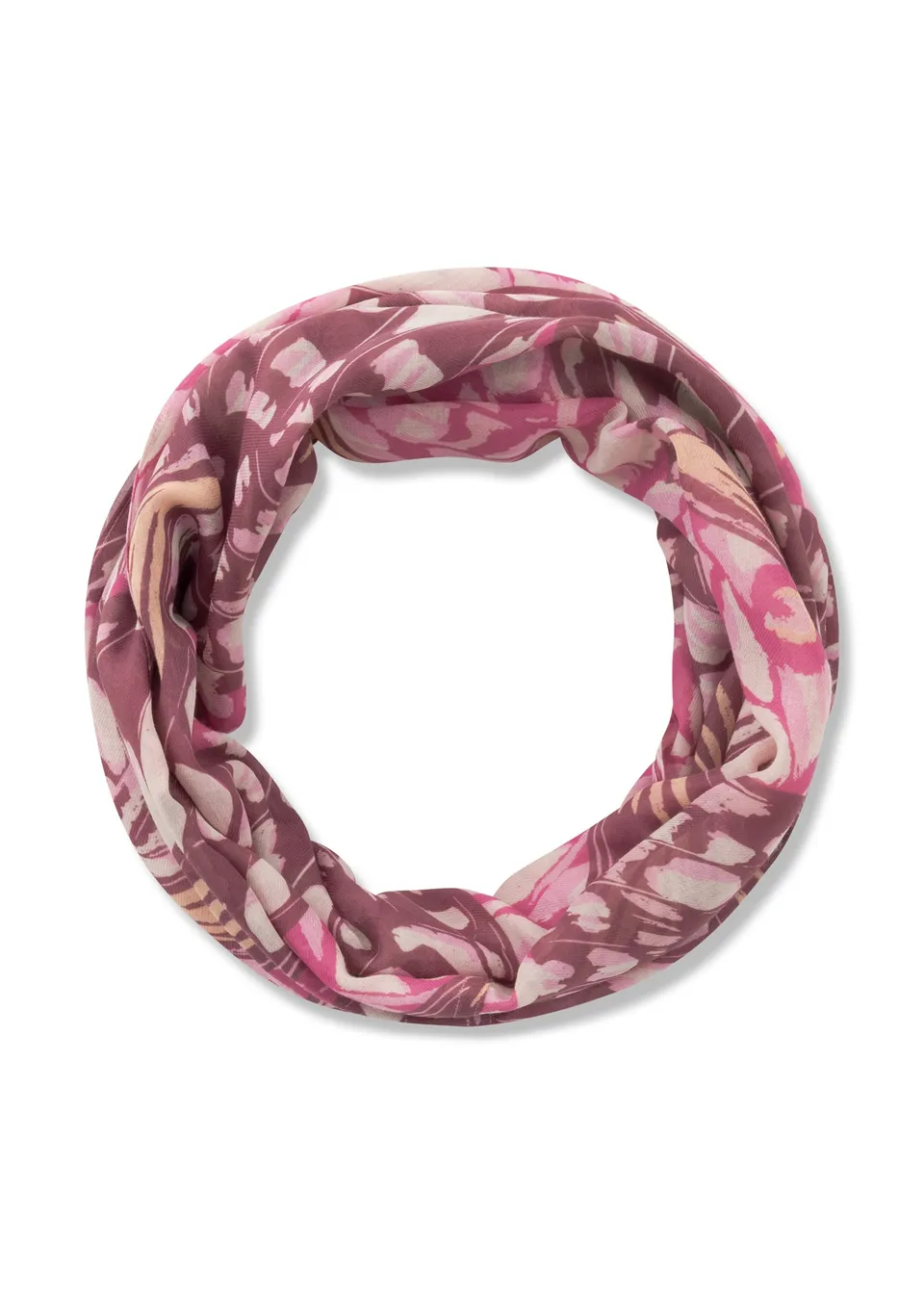 codello-loop-schal-aus-recyceltem-polyester-mit-schmetterling-motiven image 1