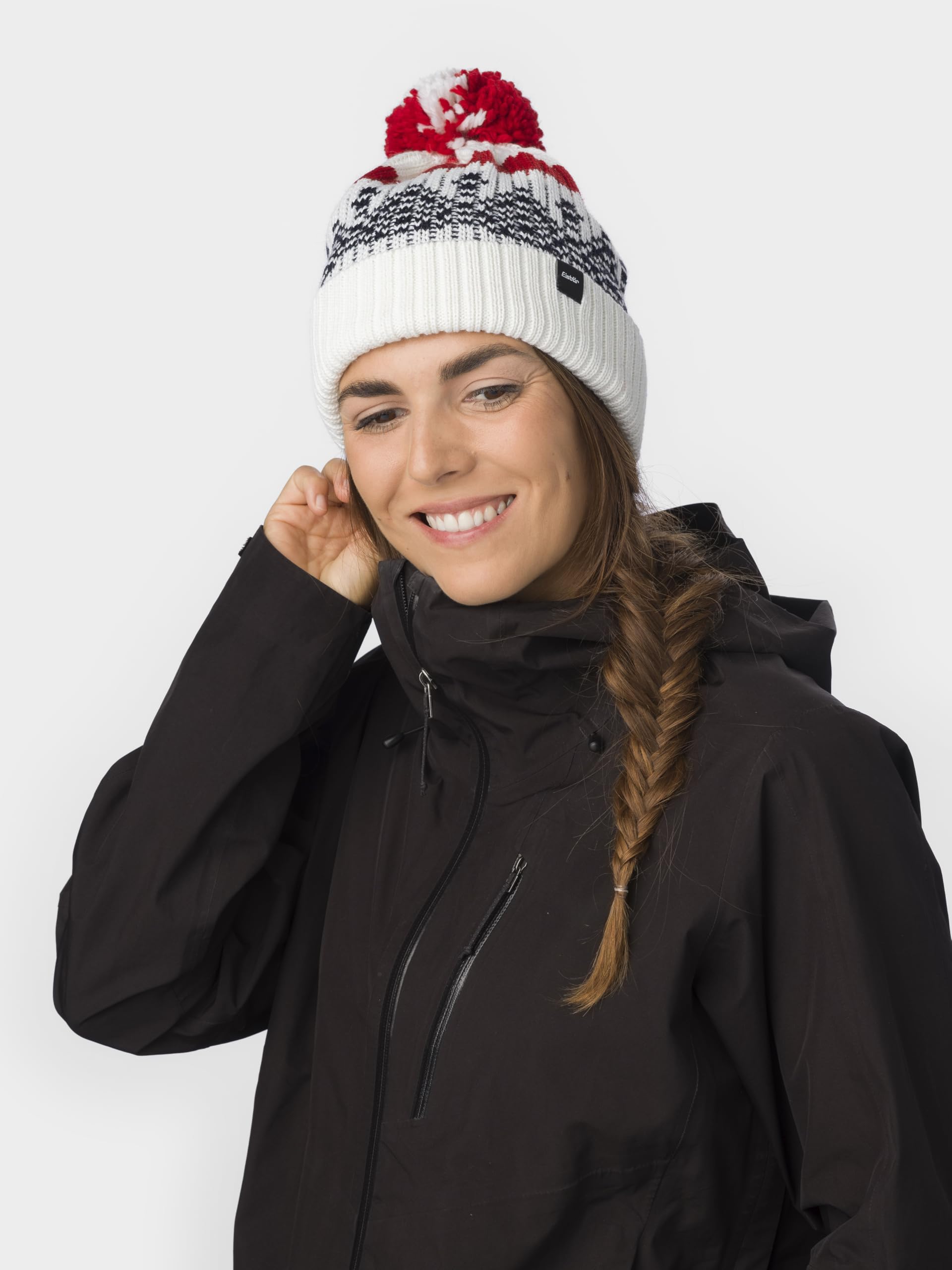 eisb-r-norrak-pompon-merino-bommelm-tze-wei-unisex-mit-fleece image 3