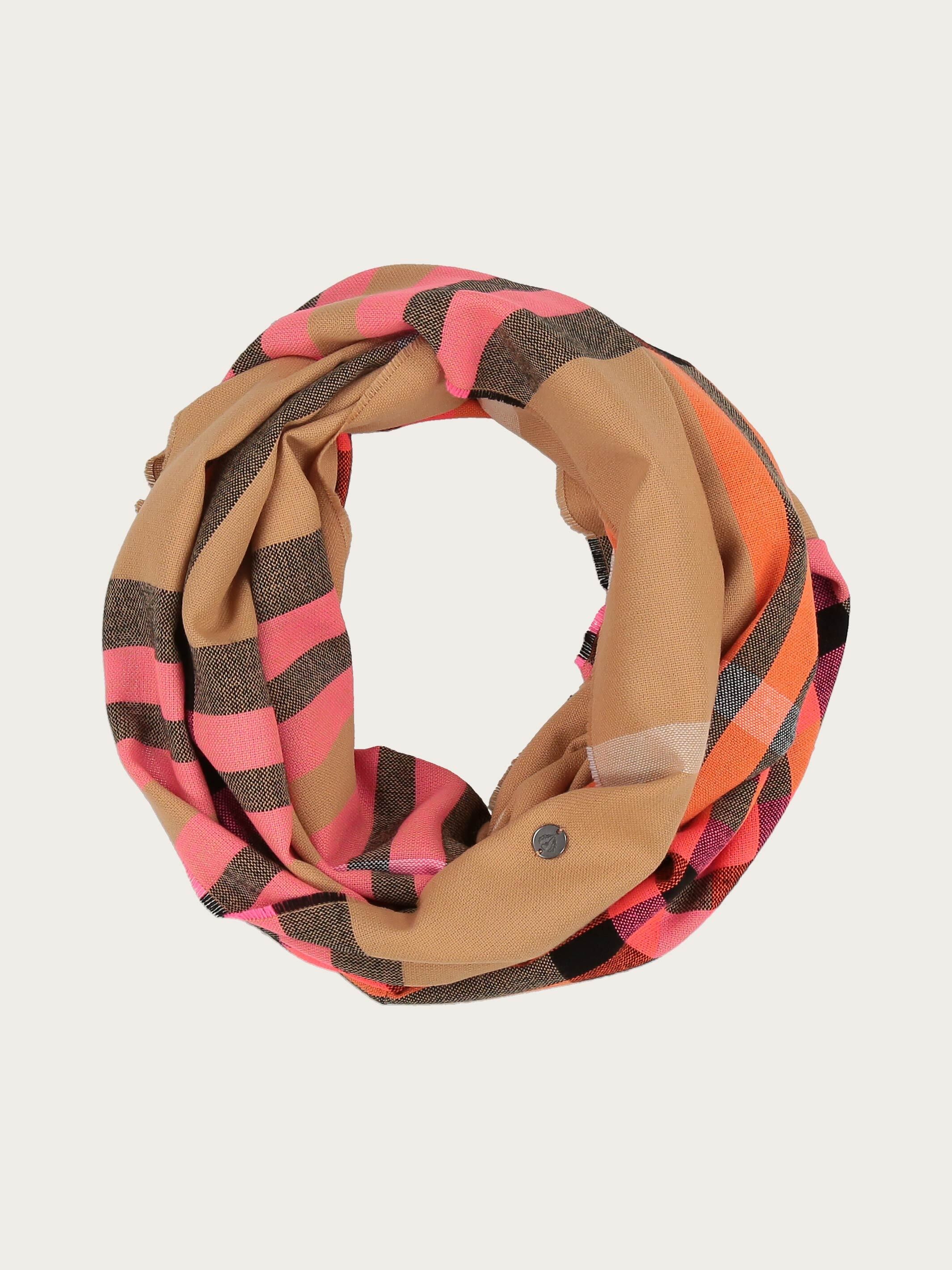 fraas-loop-snood-fraas-plaid-karo-60-x-78-cm-in-blau image 4